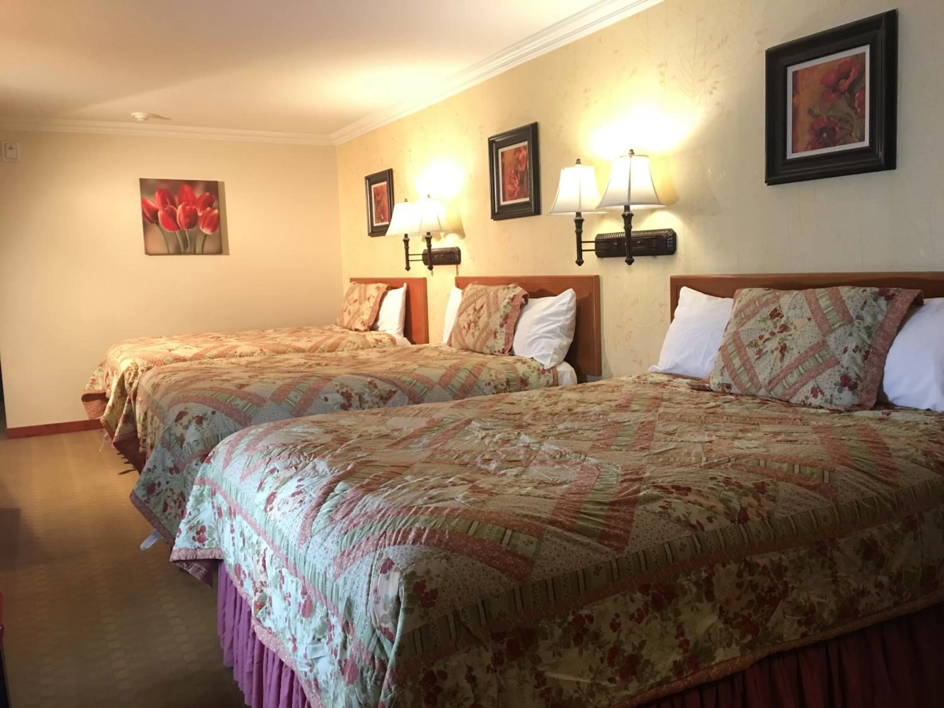 Bed in Acorn Motor Inn