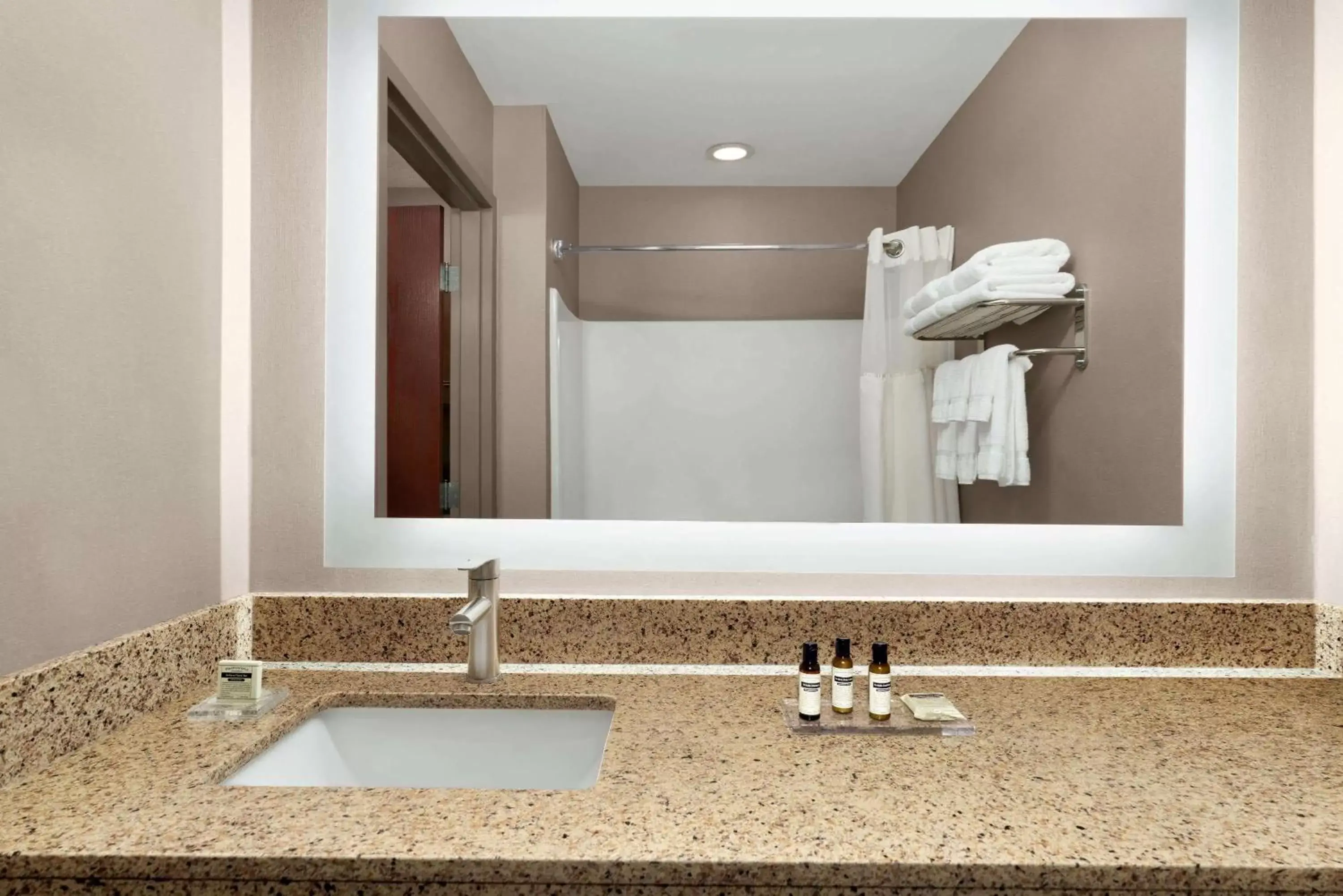 Bathroom in Hawthorn Suites by Wyndham Lancaster