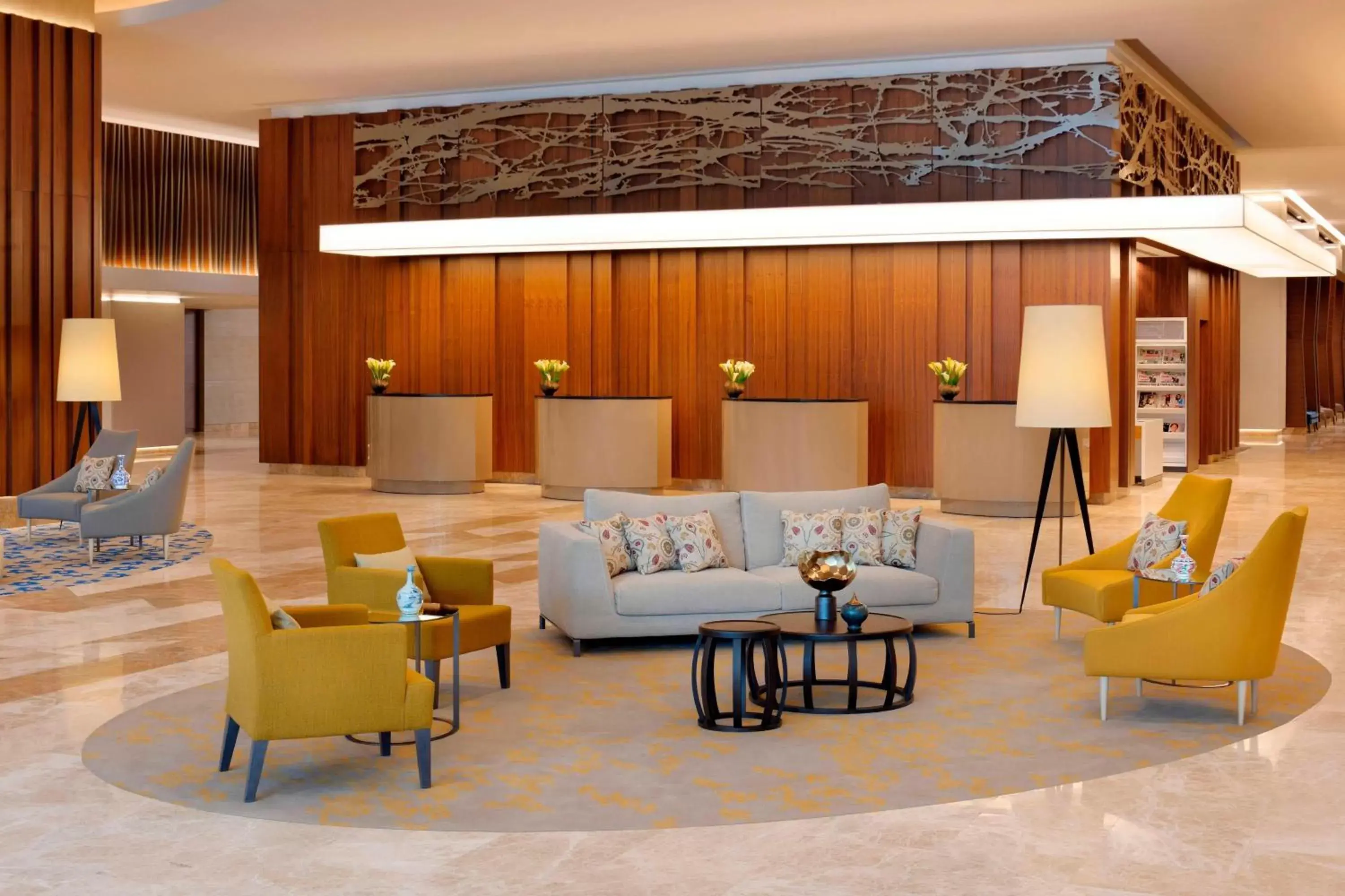 Lobby or reception in Istanbul Marriott Hotel Sisli