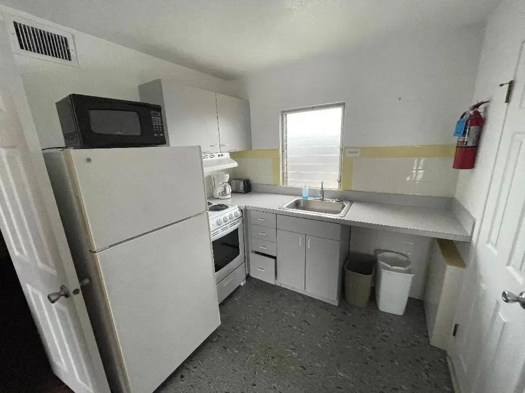 Kitchen/Kitchenette in Pink Champagne Motel