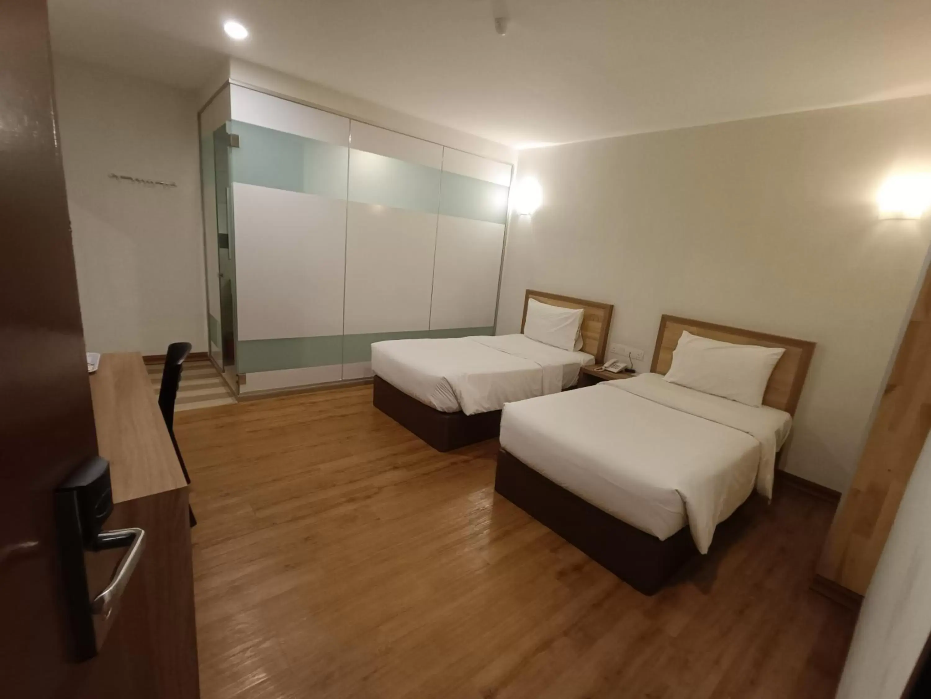 Photo of the whole room, Bed in Greencity Hotel