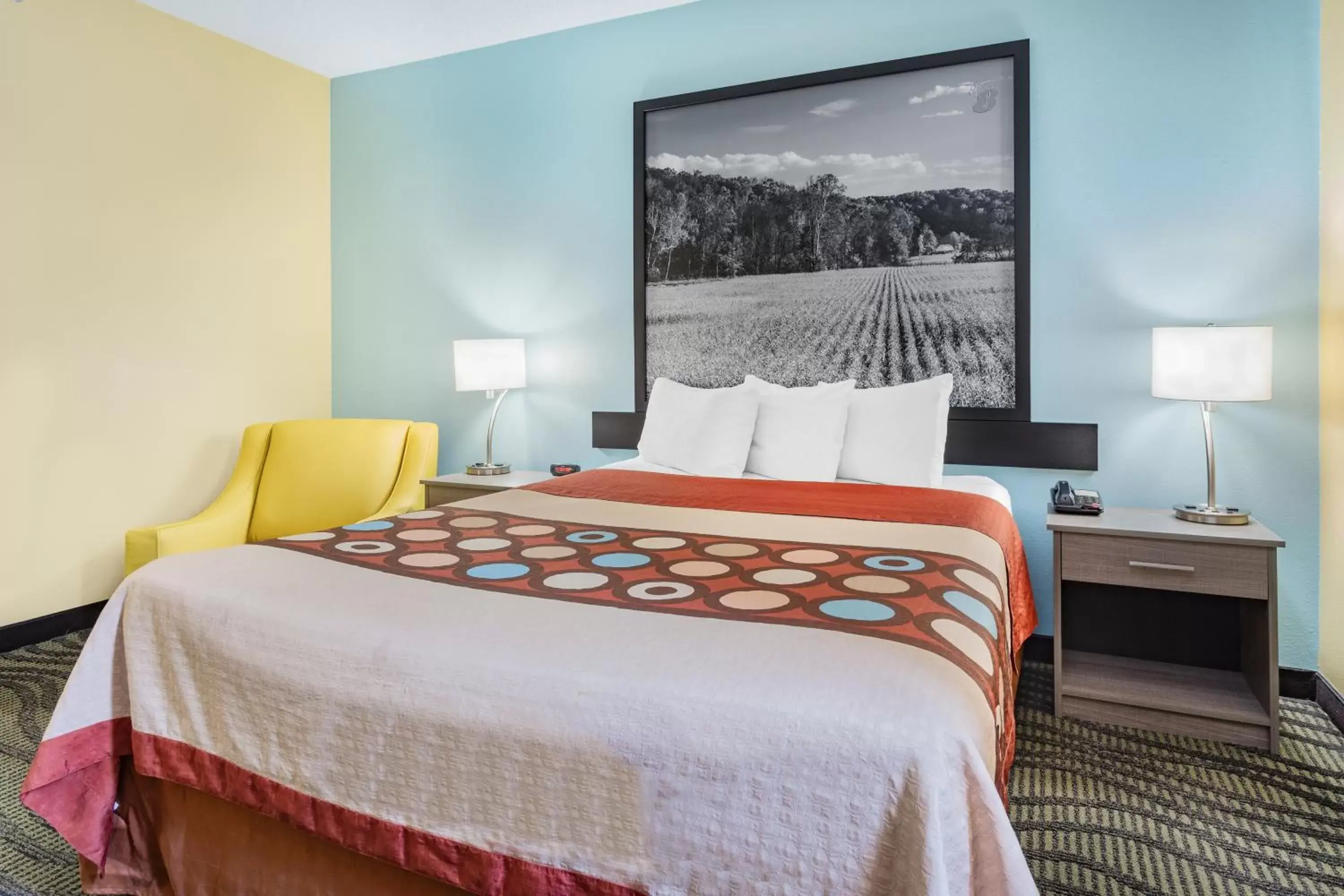 1 Queen Bed, Mobility Accessible Room, Non-Smoking in Super 8 by Wyndham Kokomo 1 Queen Bed, Mobility Accessible Room, Non-Smoking in Super 8 by Wyndham Kokomo