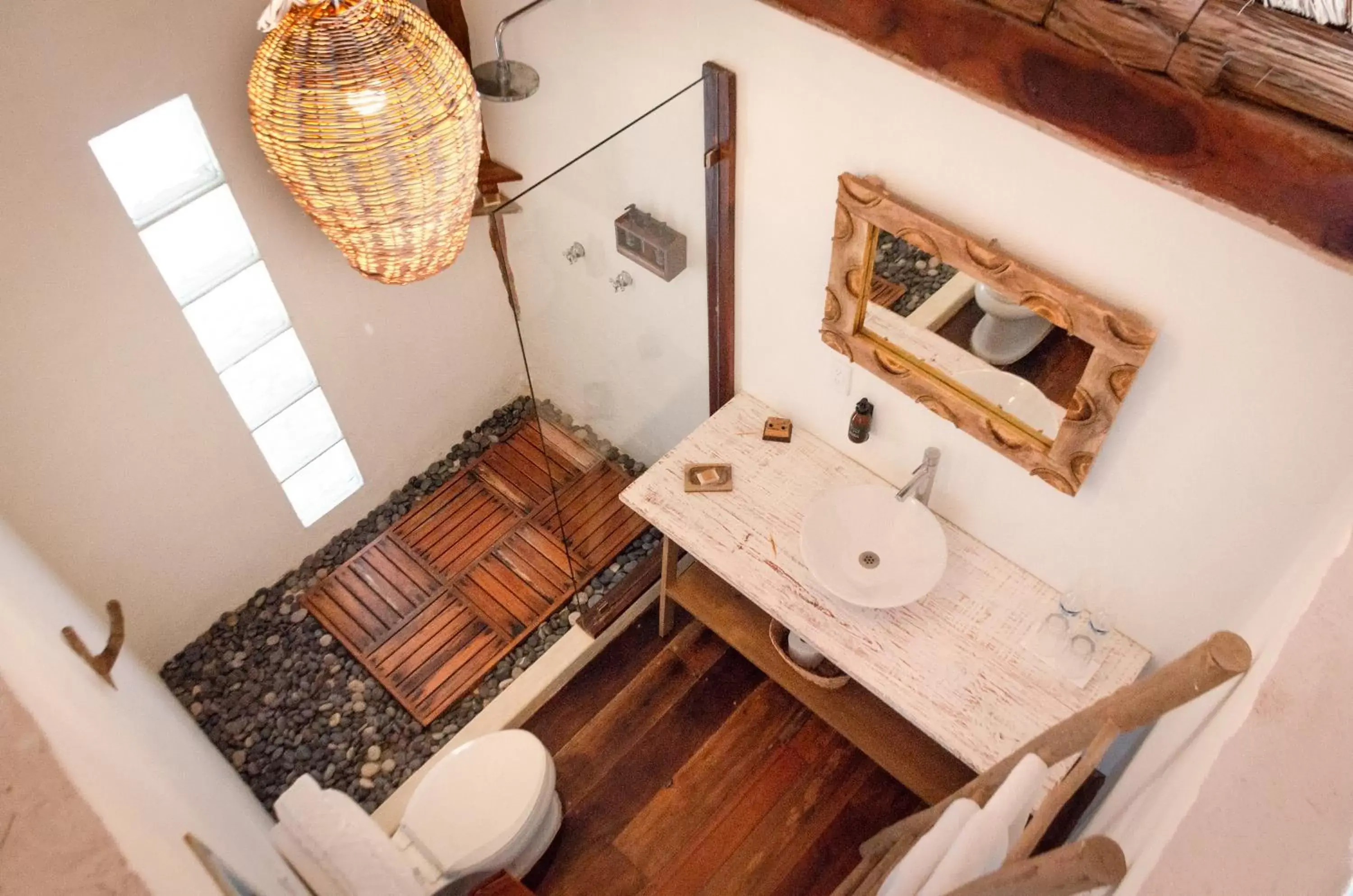 Bathroom in Hotelito Azul