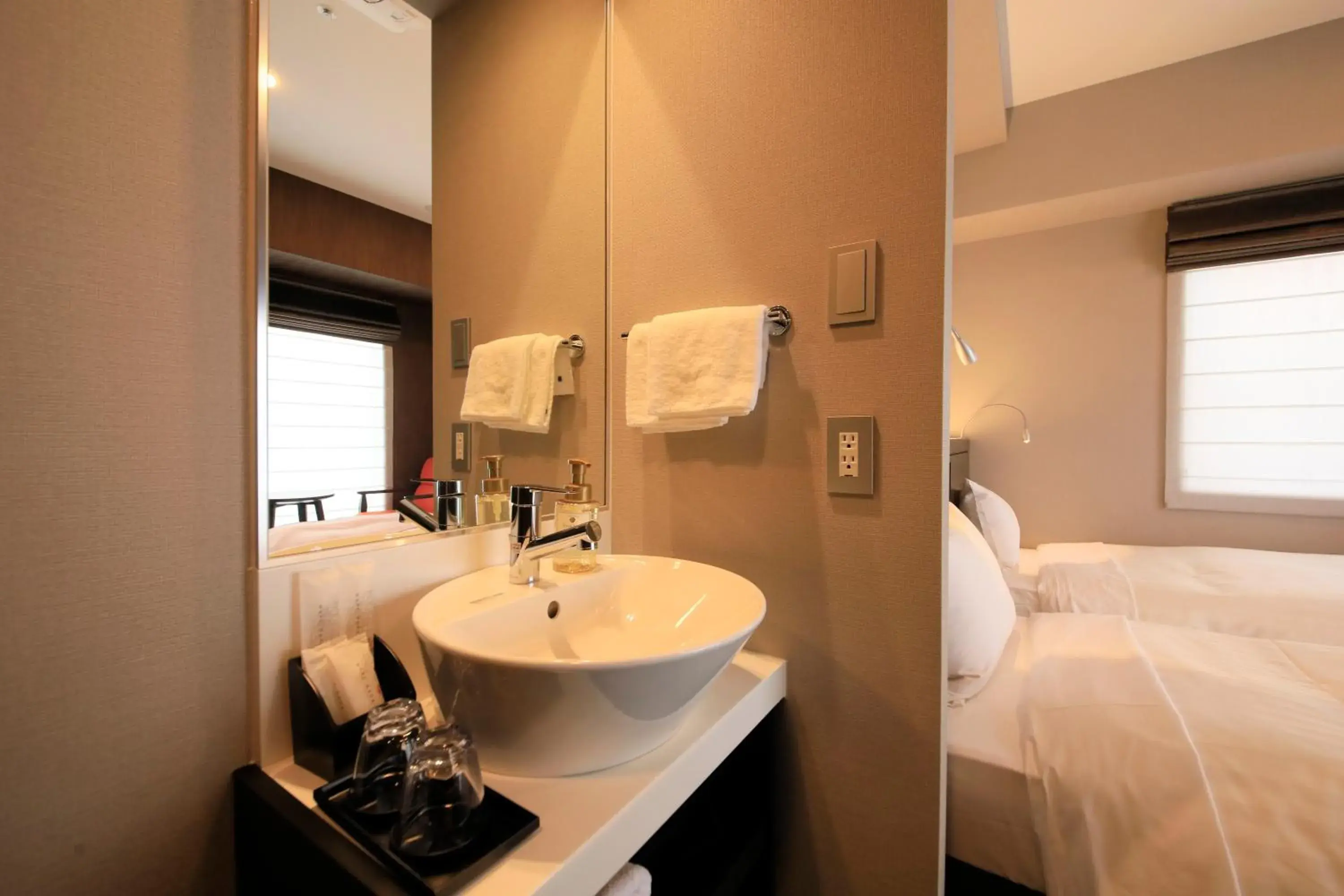 Photo of the whole room, Bathroom in S-peria Inn Osaka Hommachi