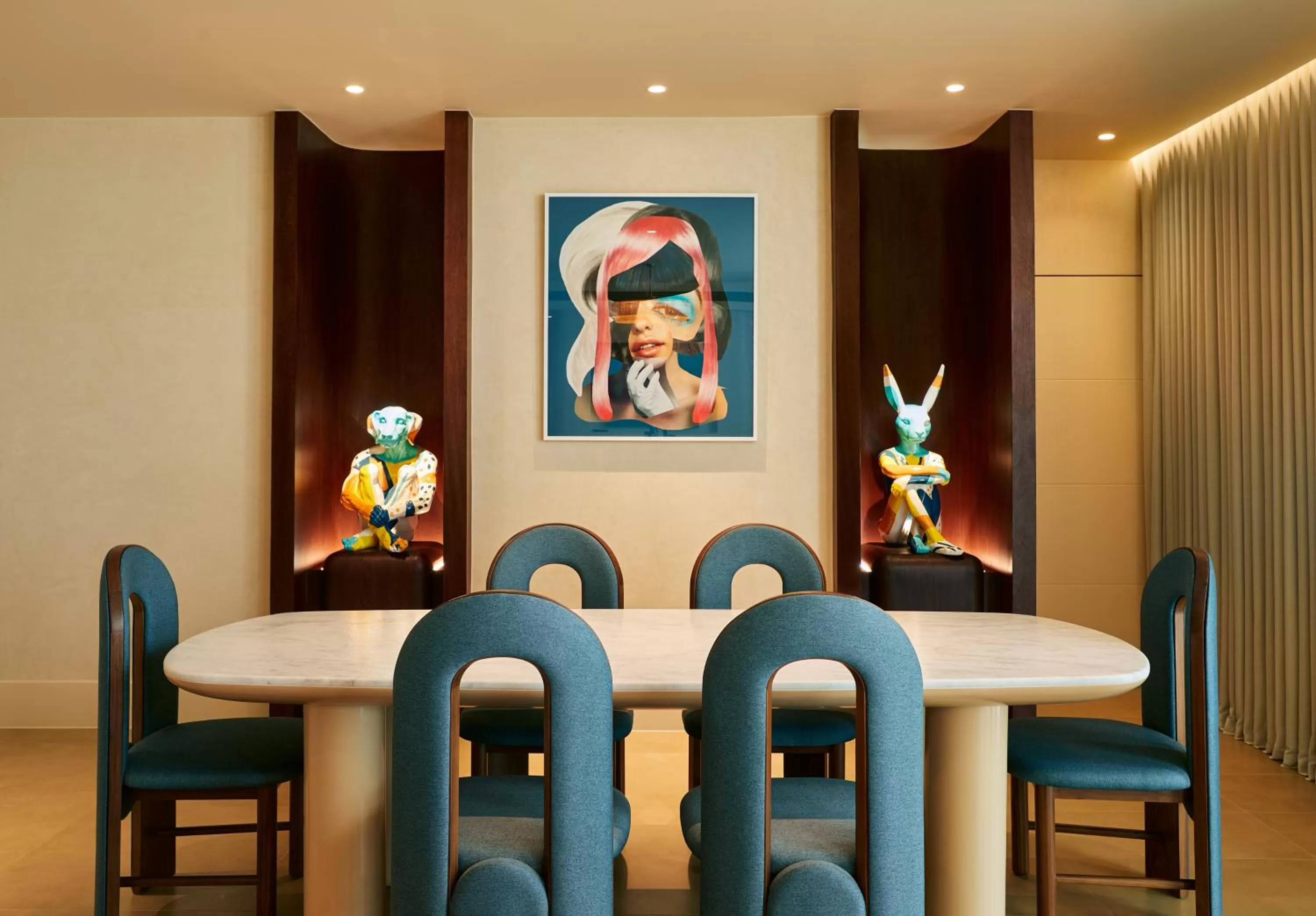 Living room in The Standard, Bangkok Mahanakhon