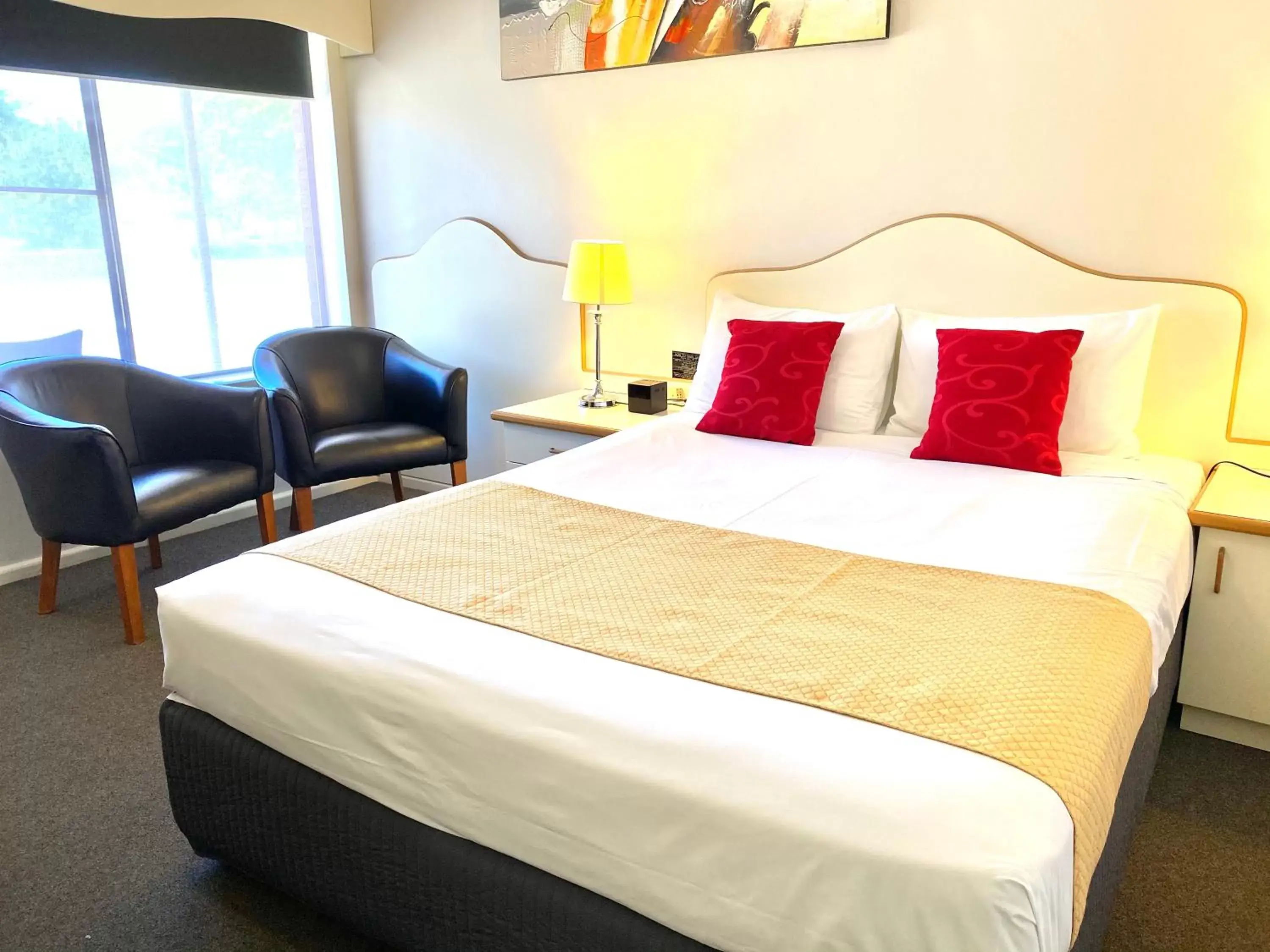 Bed in Golfview Motor Inn Bed in Golfview Motor Inn