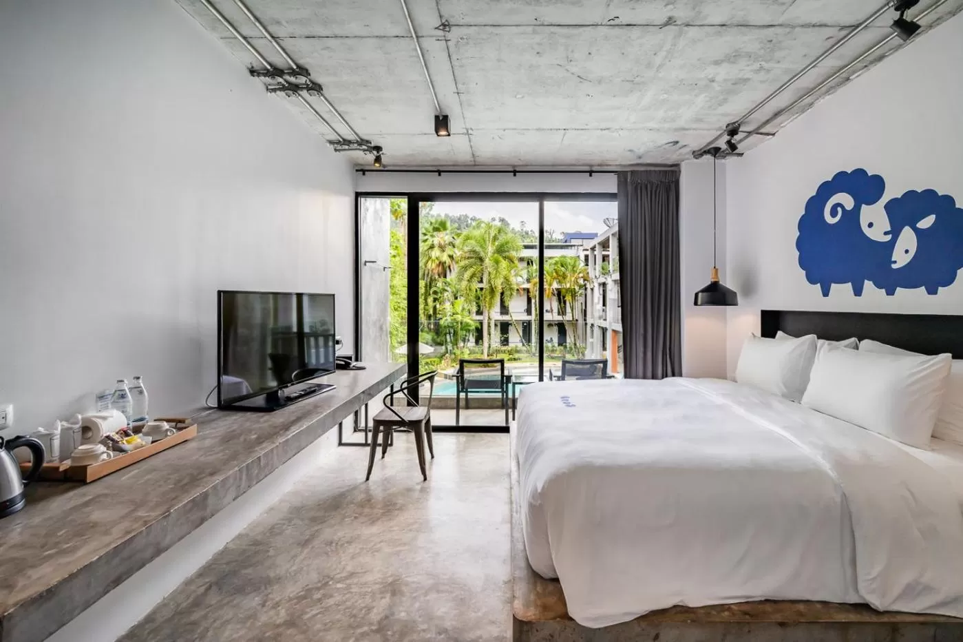 View (from property/room), Bed in Kokotel Khao Lak Lighthouse