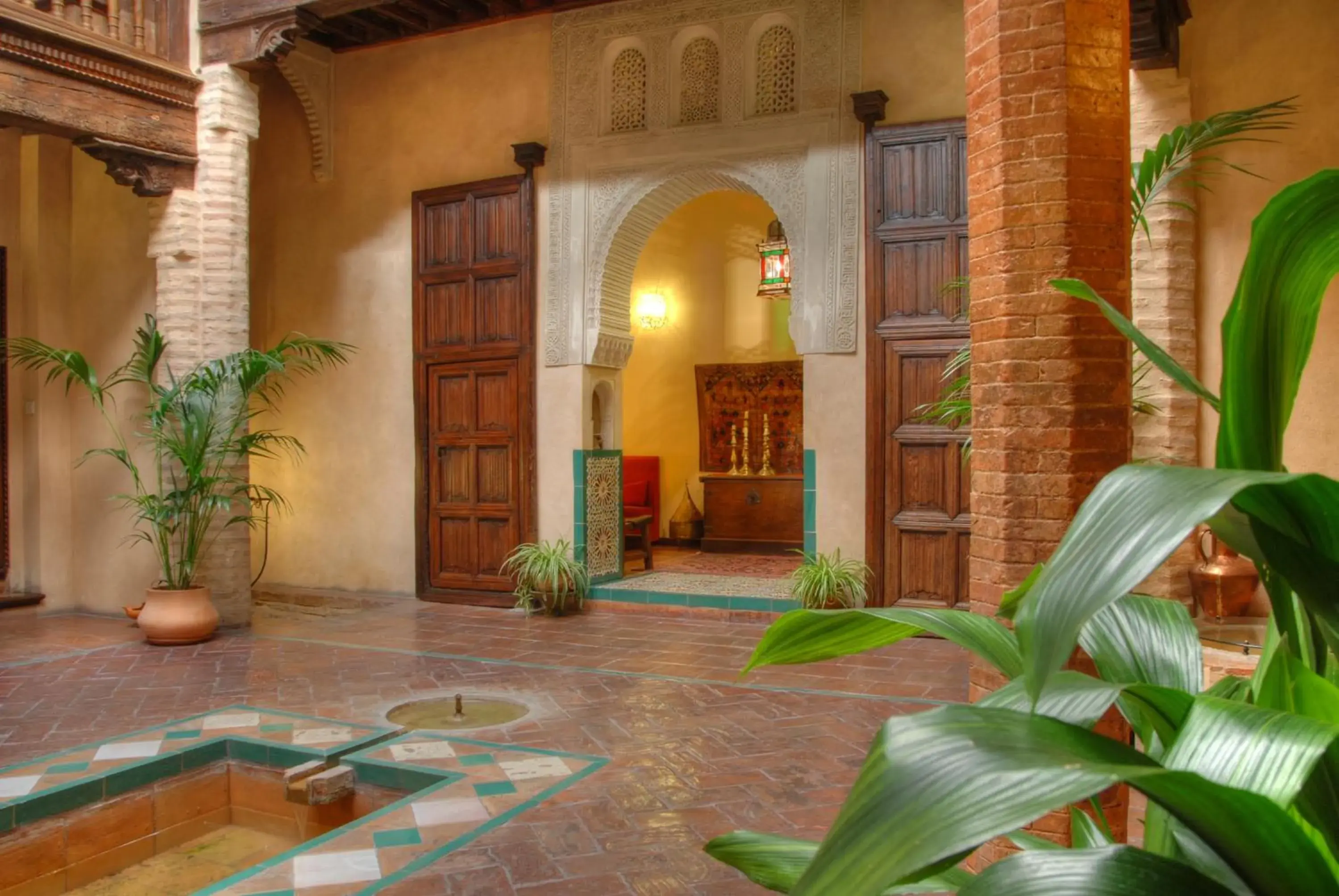 Lobby or reception in Hotel Casa Morisca