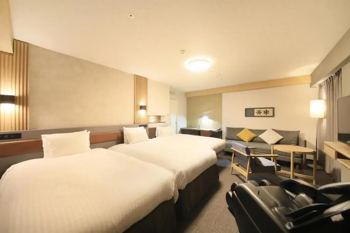 Bed in Richmond Hotel Yamagata-Ekimae