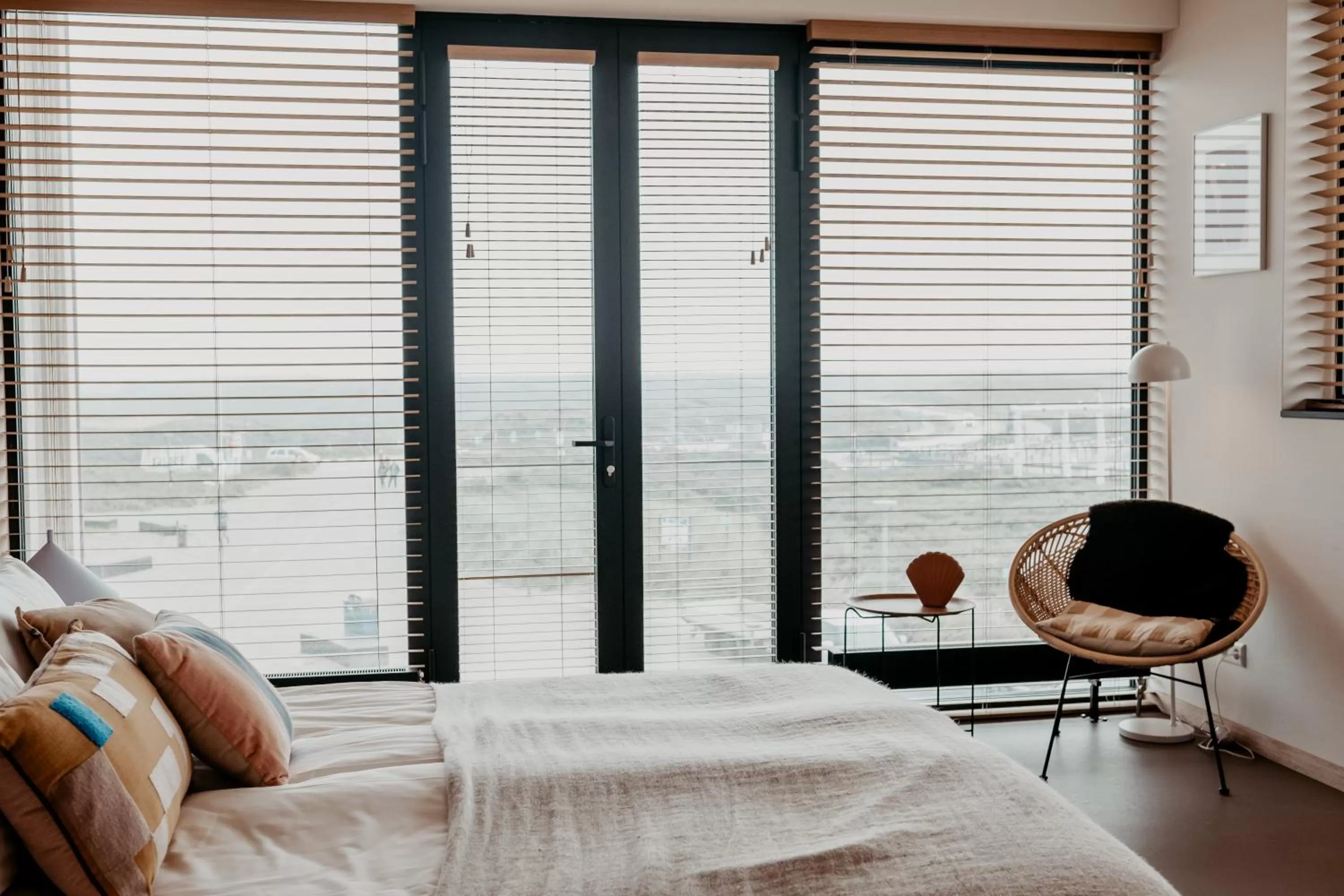 Bedroom, Bed in Strandhotel Zoomers