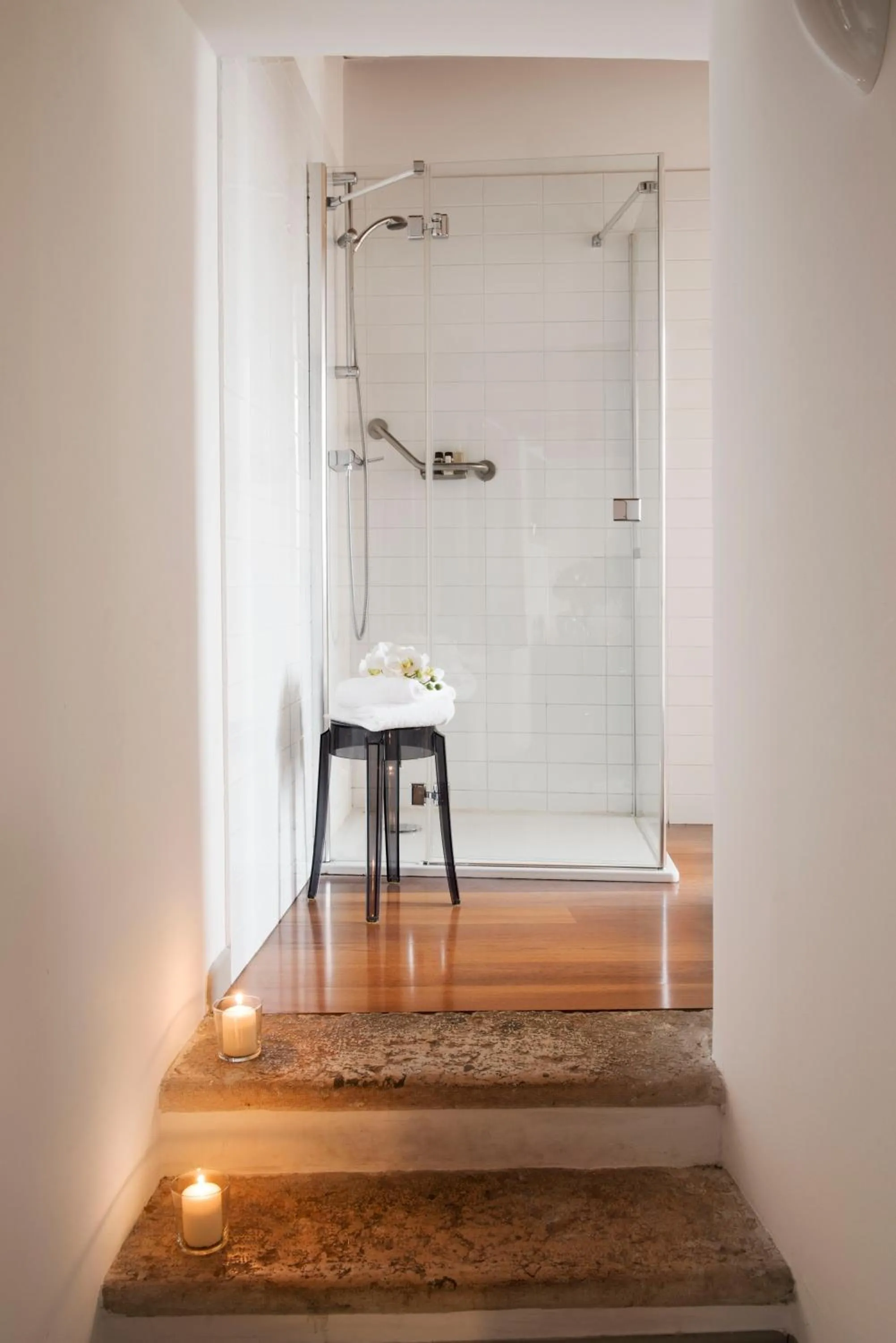 Shower in Hotel Del Porto