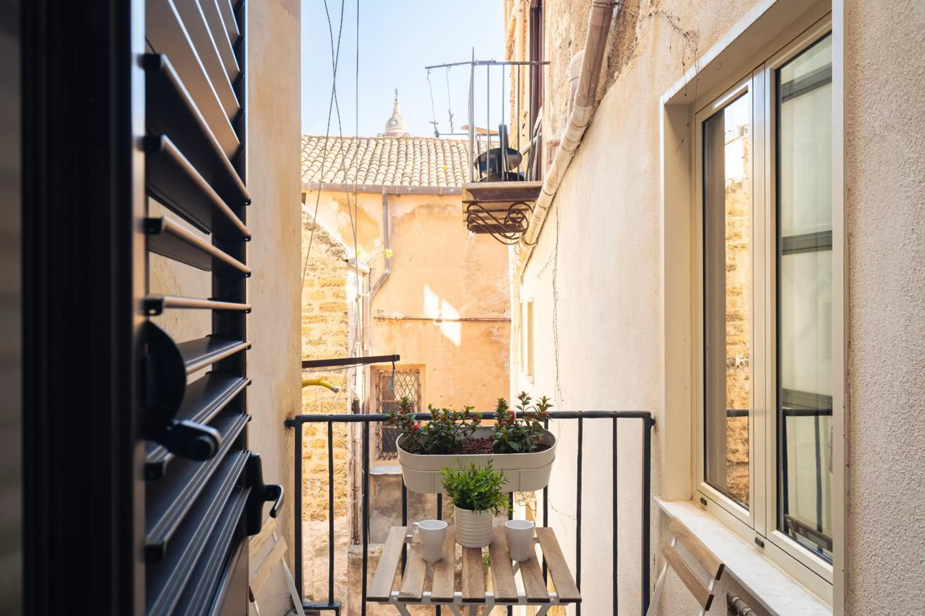 Balcony/Terrace in Open Sicily Homes - Residence ai Quattro Canti - Selfcheck-in