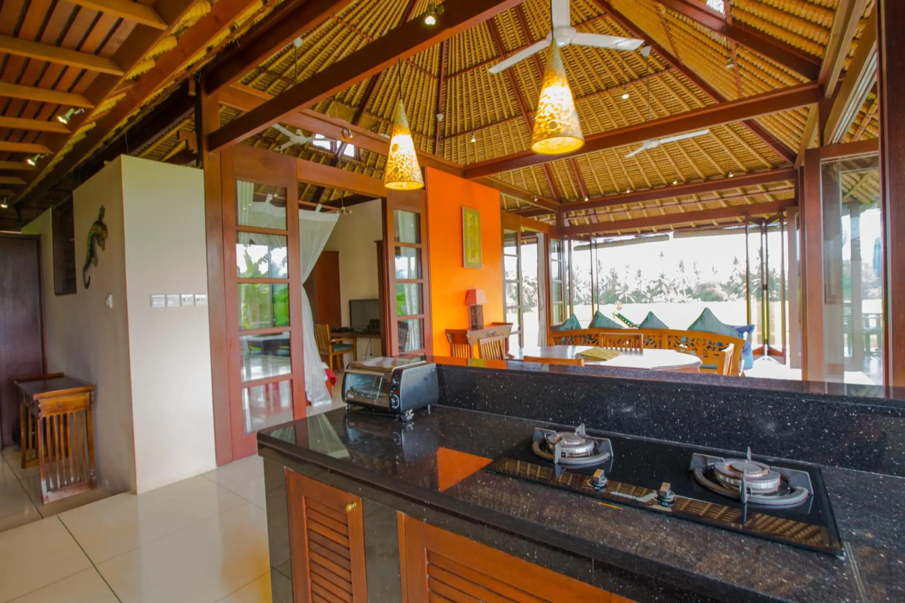 Kitchen or kitchenette in Bali Harmony Villa