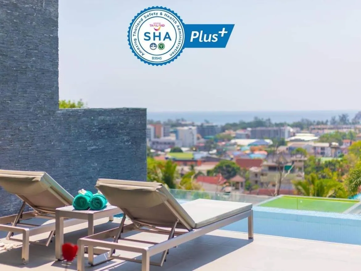 Natural landscape in Baan Saint-Tropez Seaview Villas Kata Beach