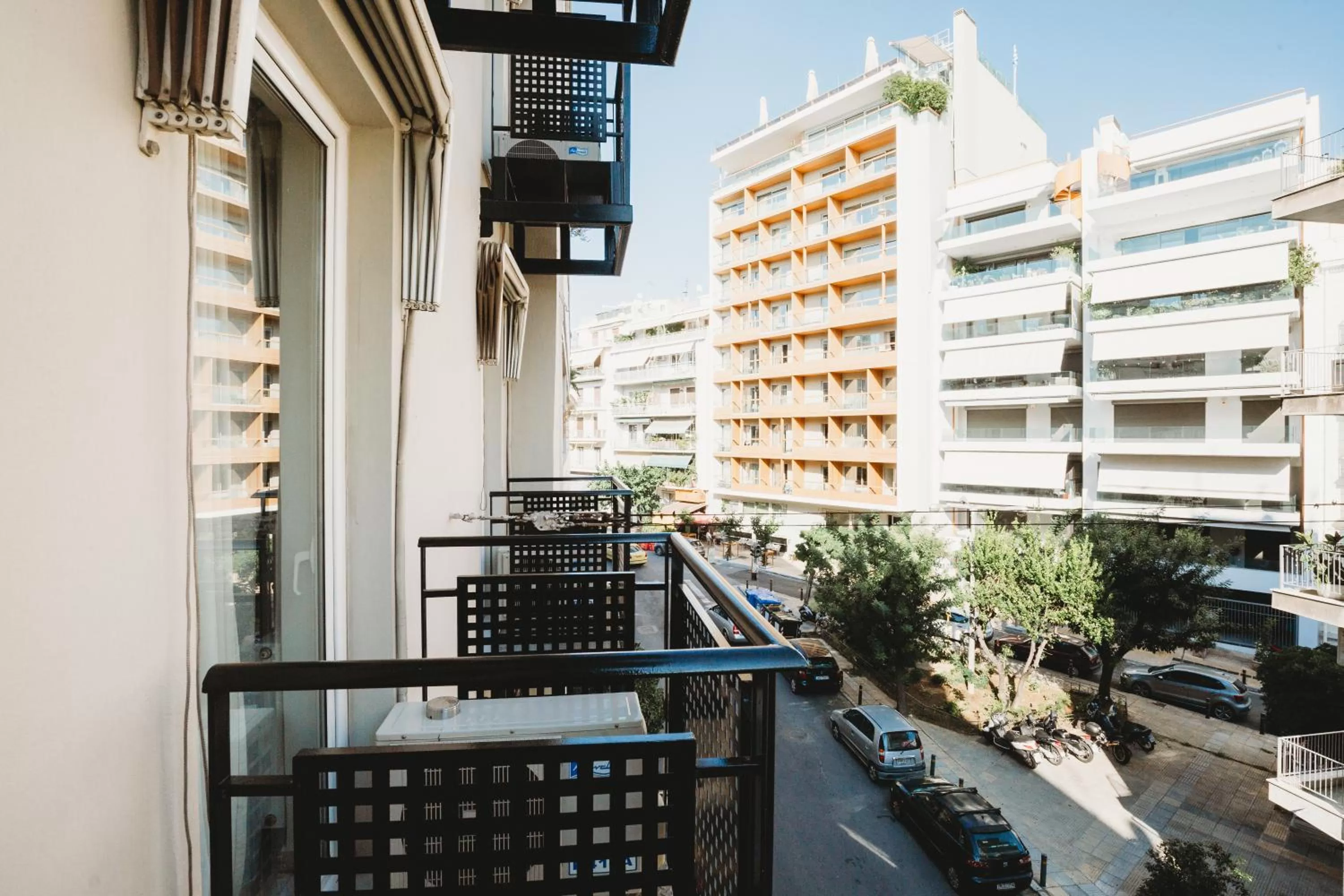 Balcony/Terrace in Athens Studios