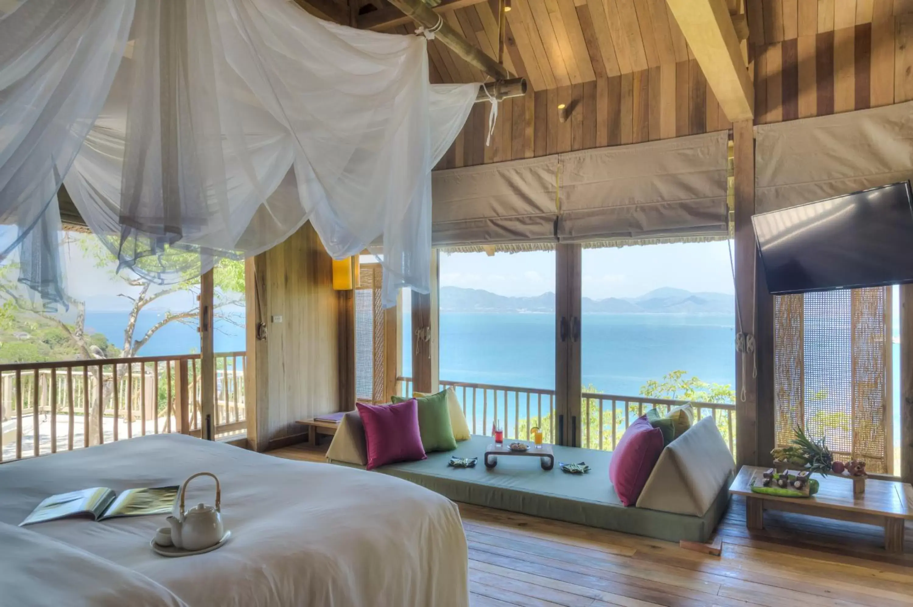 Decorative detail in Six Senses Ninh Van Bay