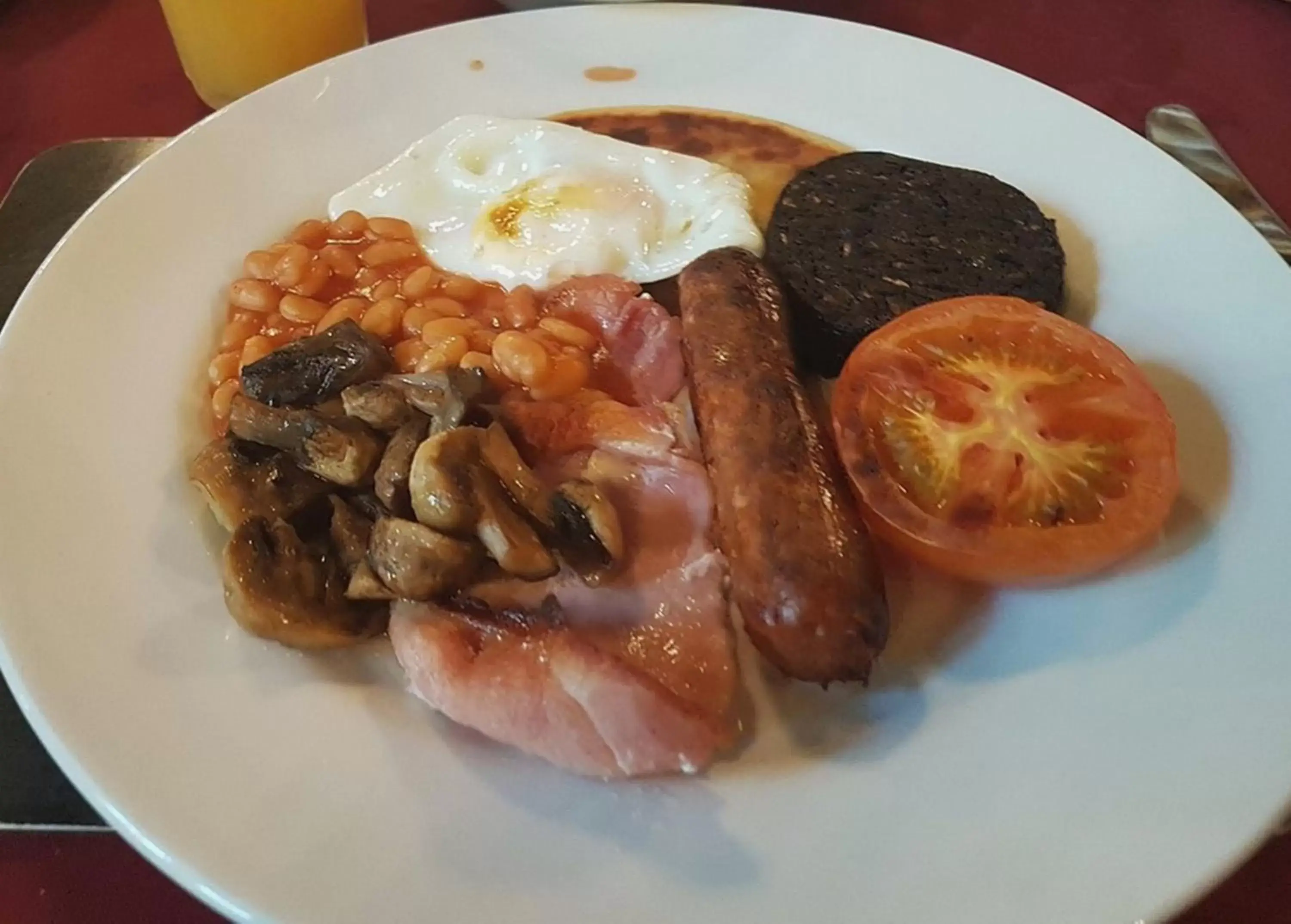 English/Irish breakfast, Food in Atholl Arms