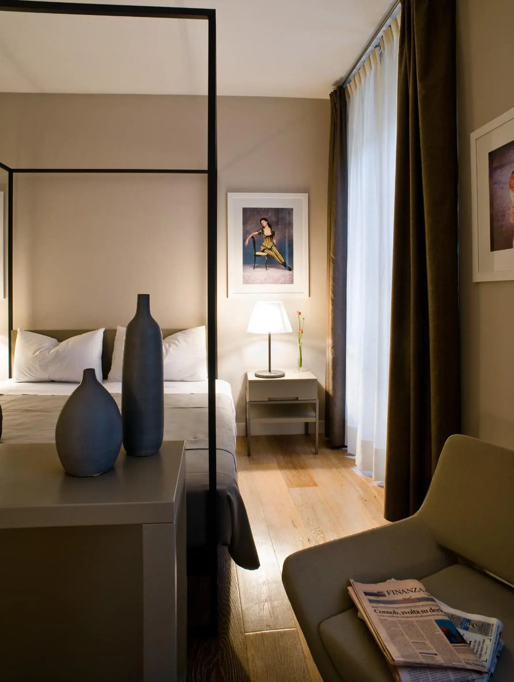 Decorative detail, Bed in Escalus Luxury Suites Verona
