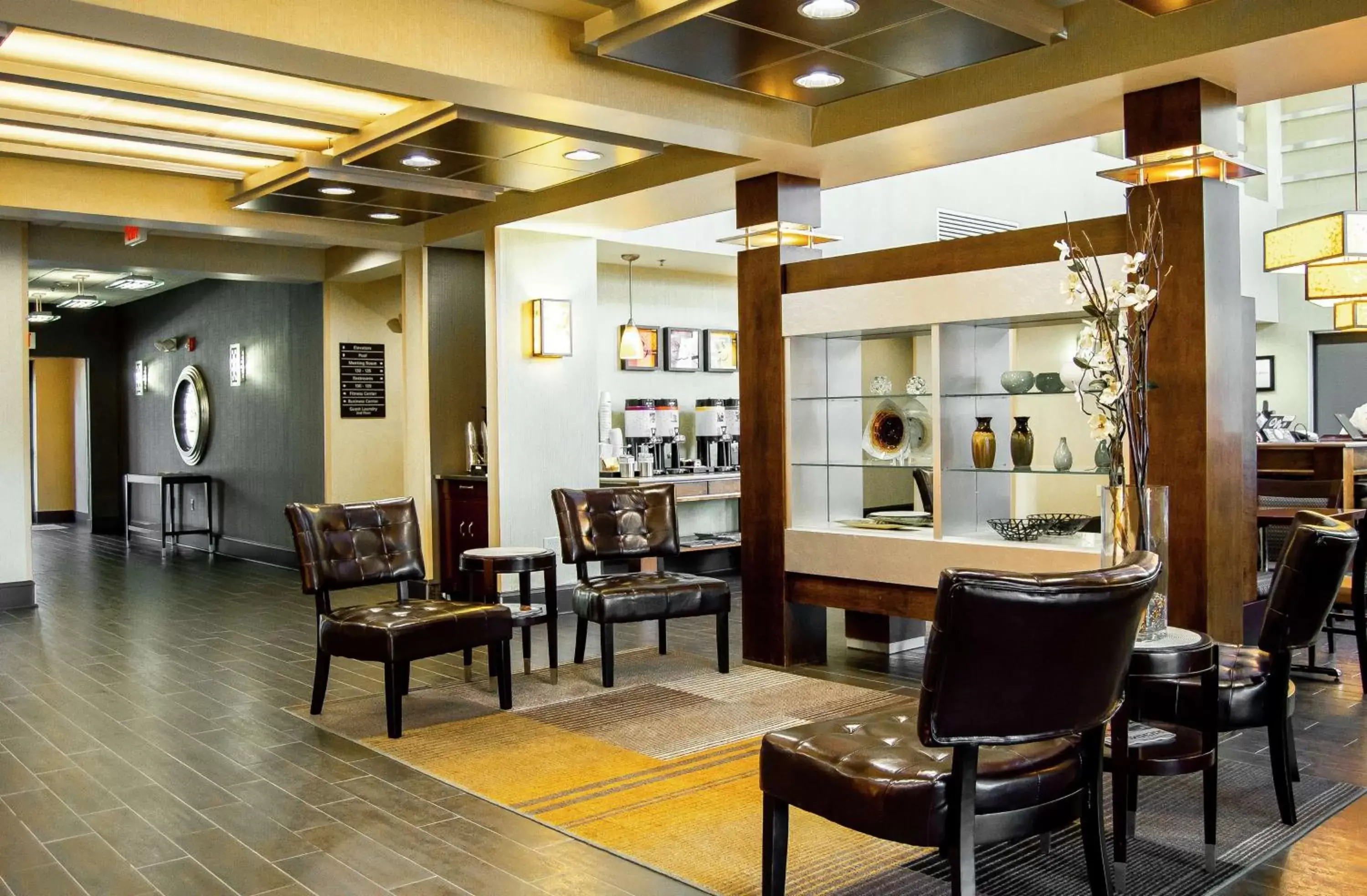 Lobby or reception, Restaurant/Places to Eat in Hampton Inn & Suites Richmond Glenside