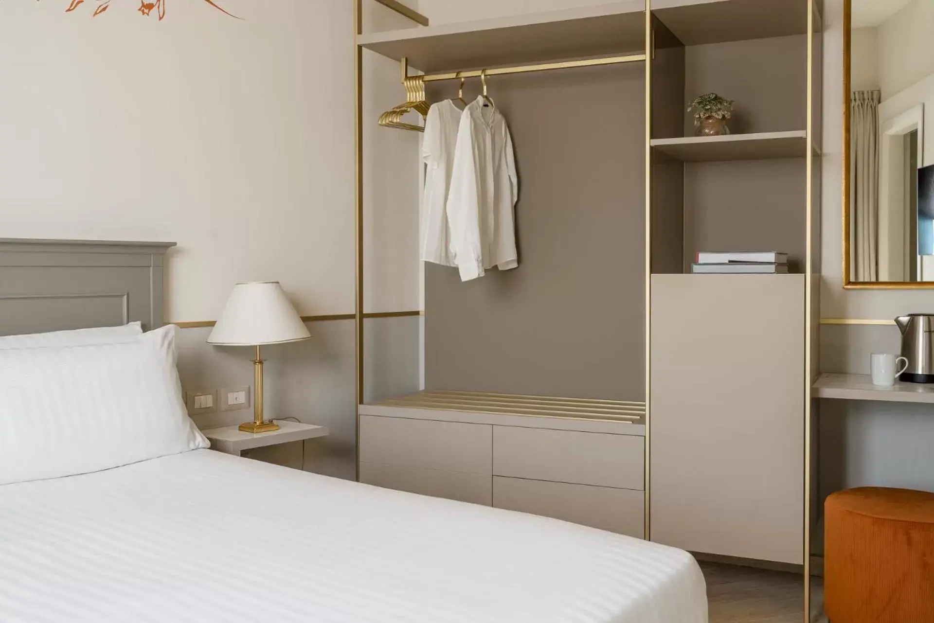 Bedroom, Bed in Hotel Imperiale Rimini & SPA
