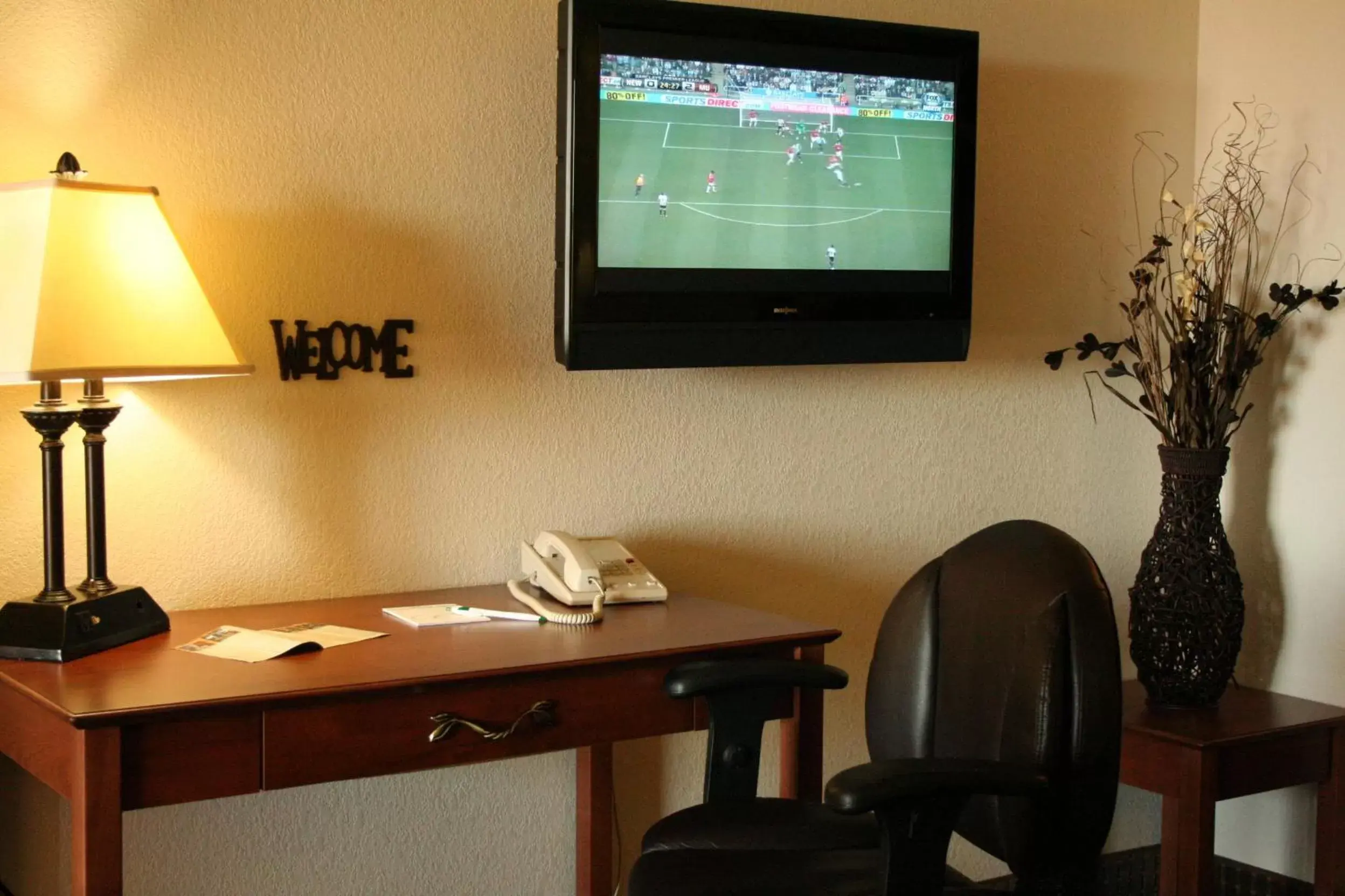 Decorative detail, TV/Entertainment Center in Expressway Suites Fargo