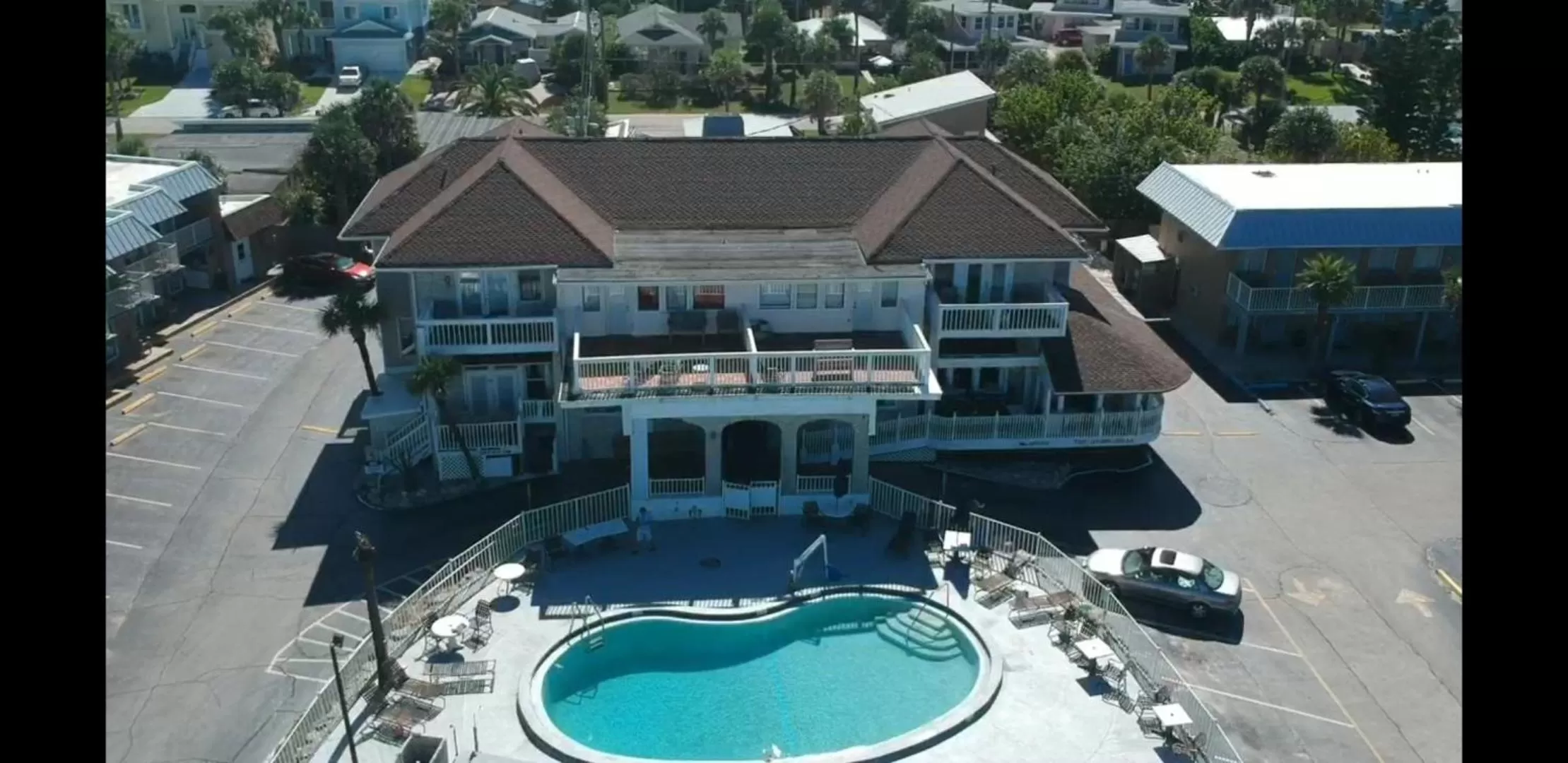 Bird's eye view in Topaz Motel - Flagler Beach