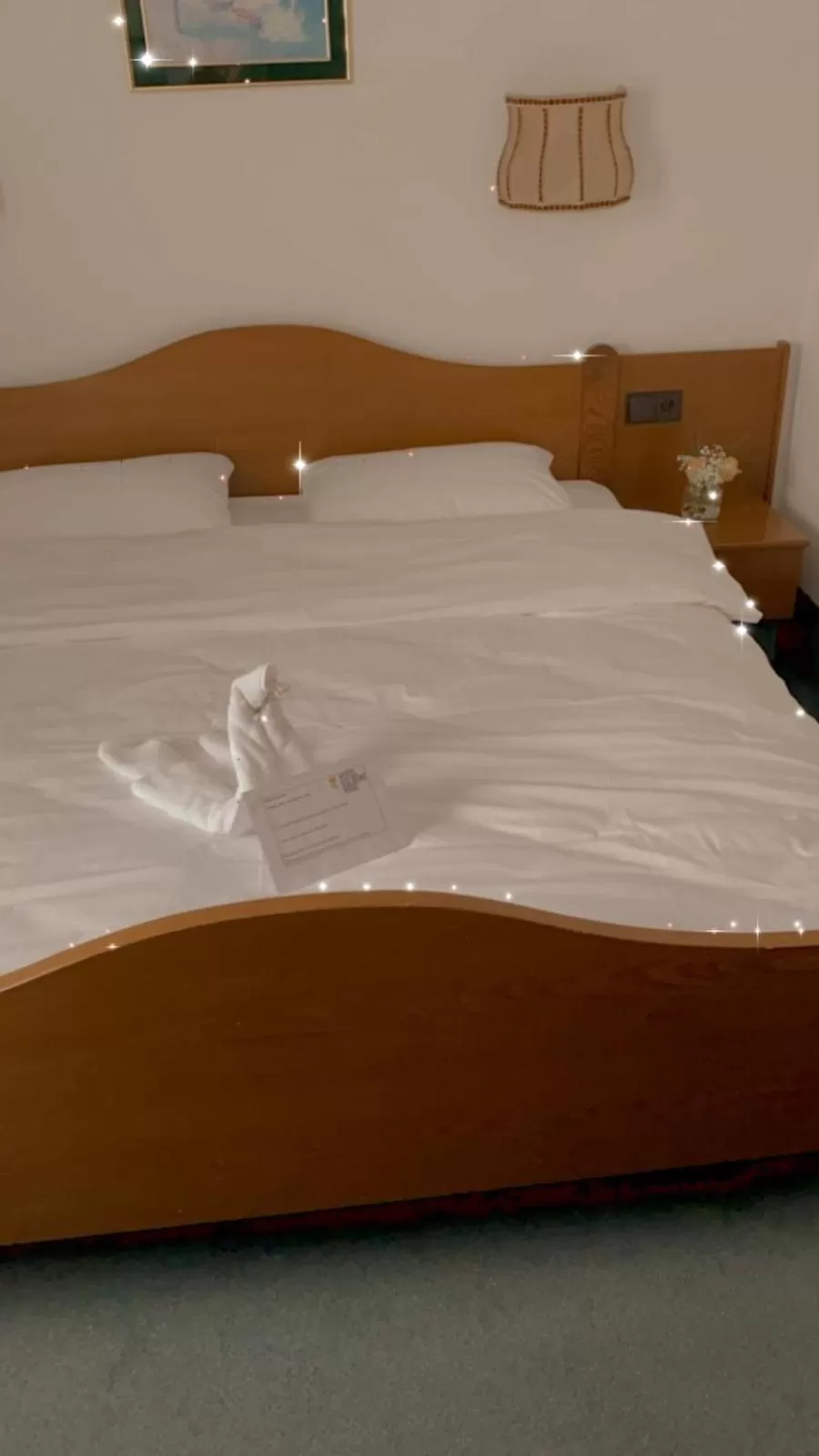 Photo of the whole room, Bed in Hotel Goldene Rose