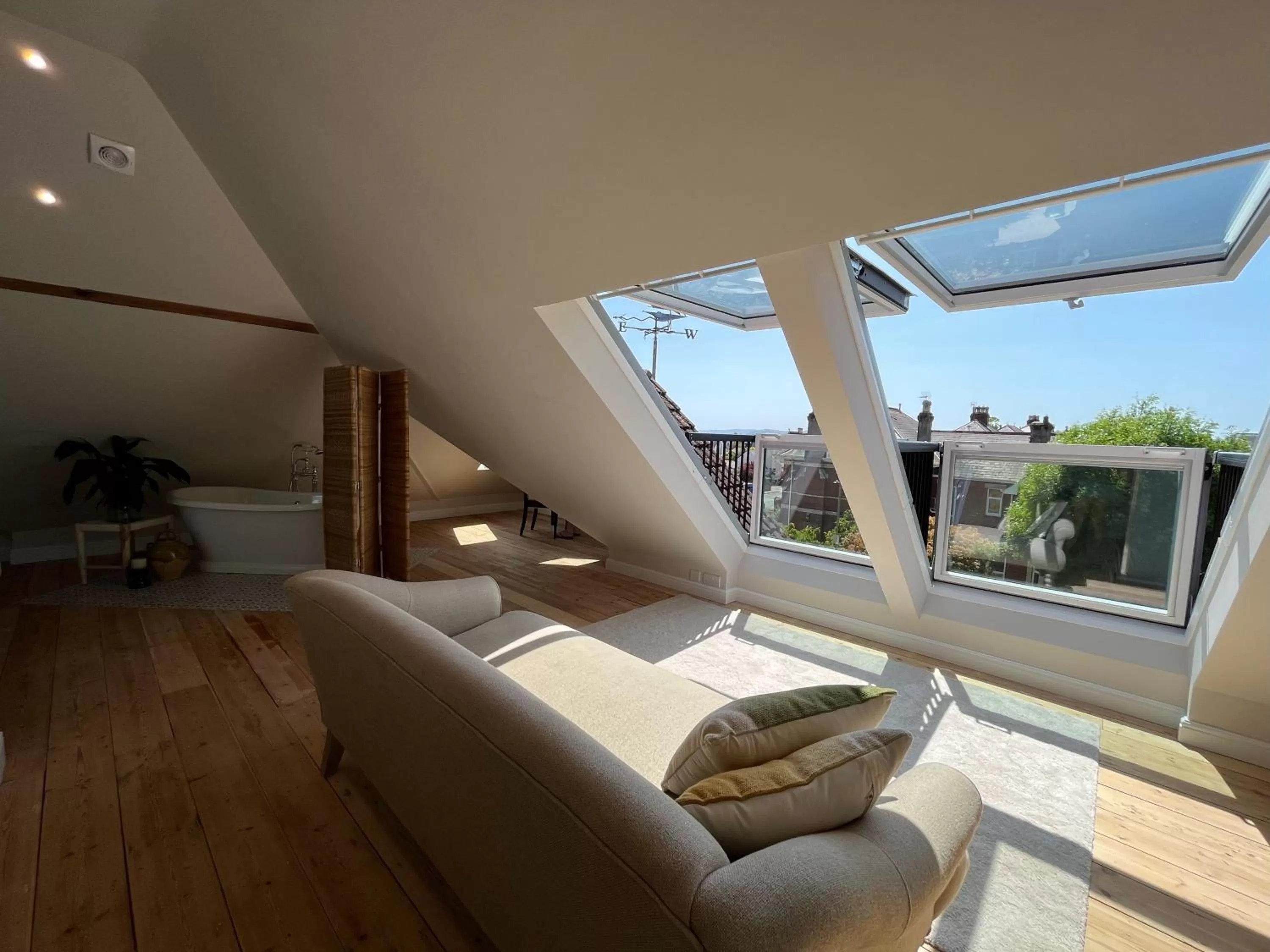 View (from property/room) in Hedgebank