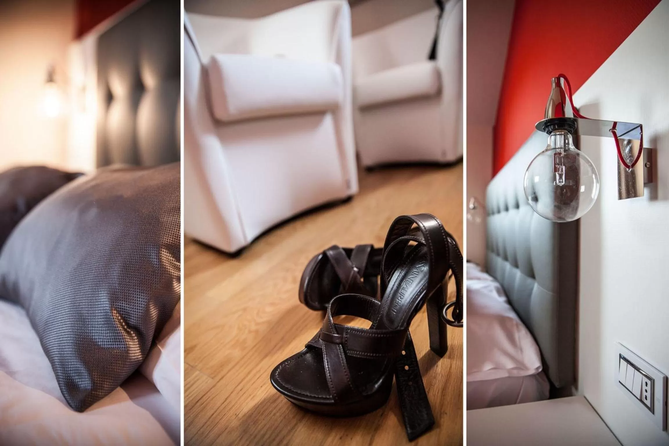 Decorative detail, Bed in Hotel Concord