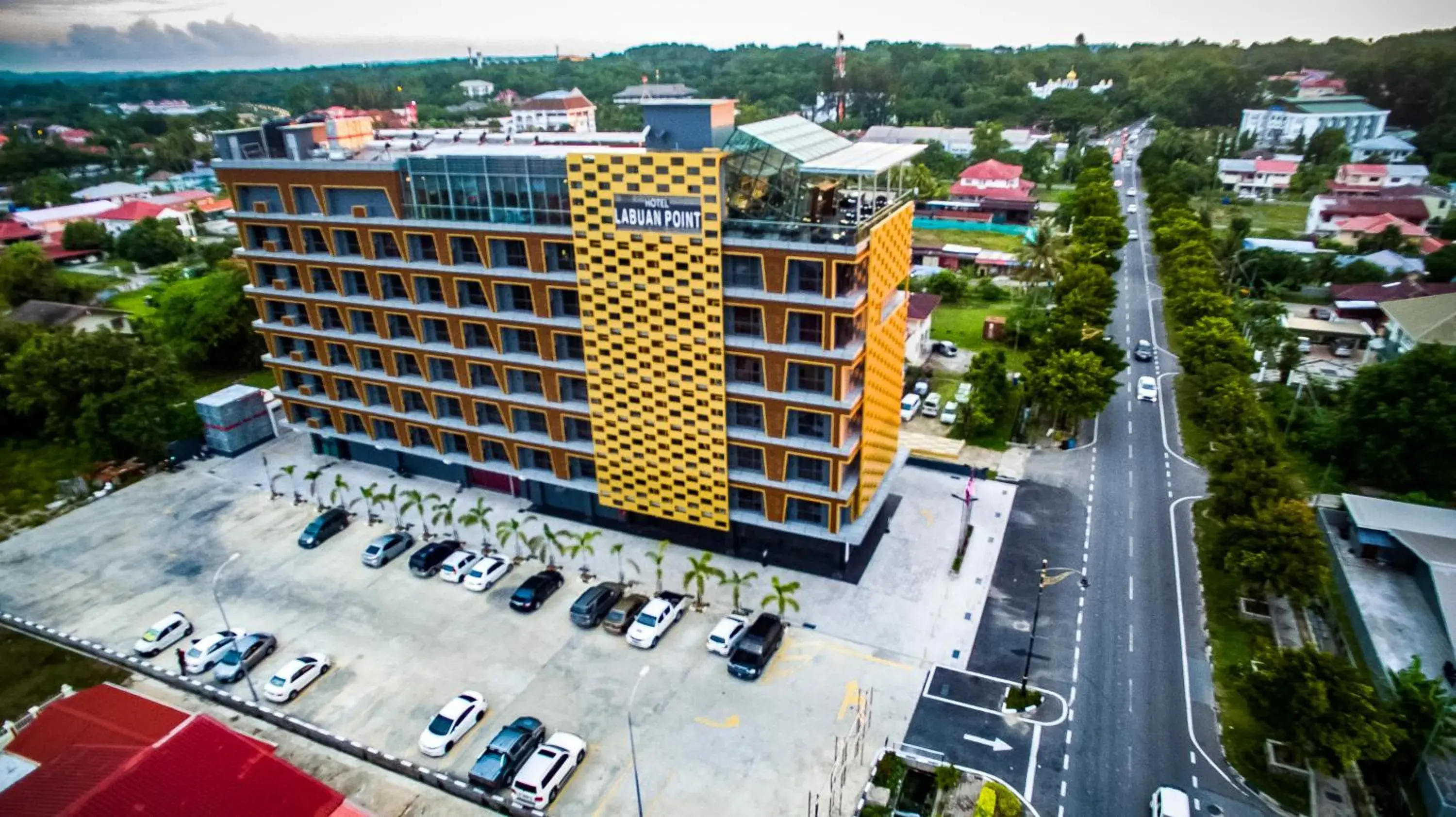 Bird's eye view, Bird's-eye View in Hotel Labuan Point