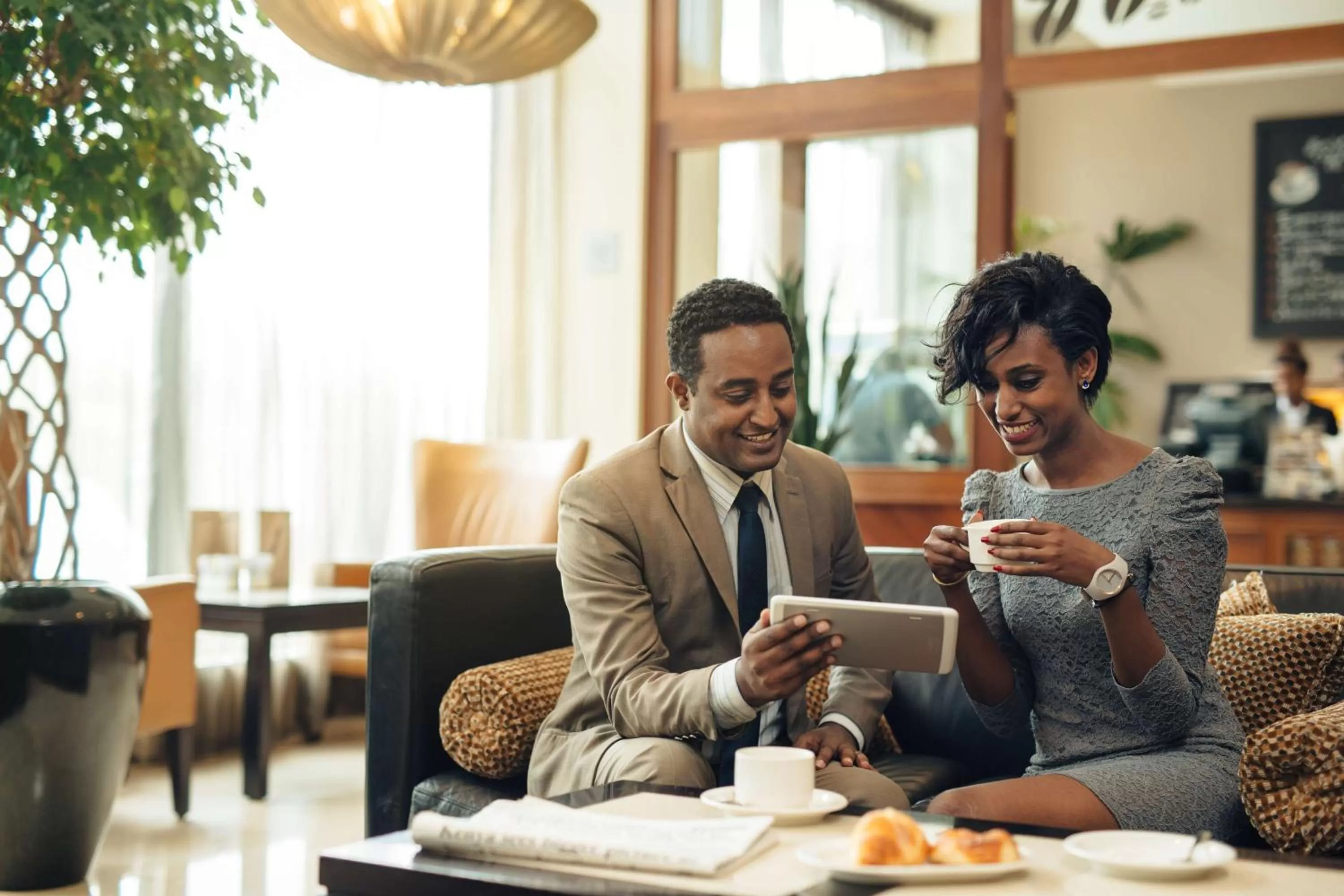 Lounge or bar in Radisson Blu Hotel, Addis Ababa