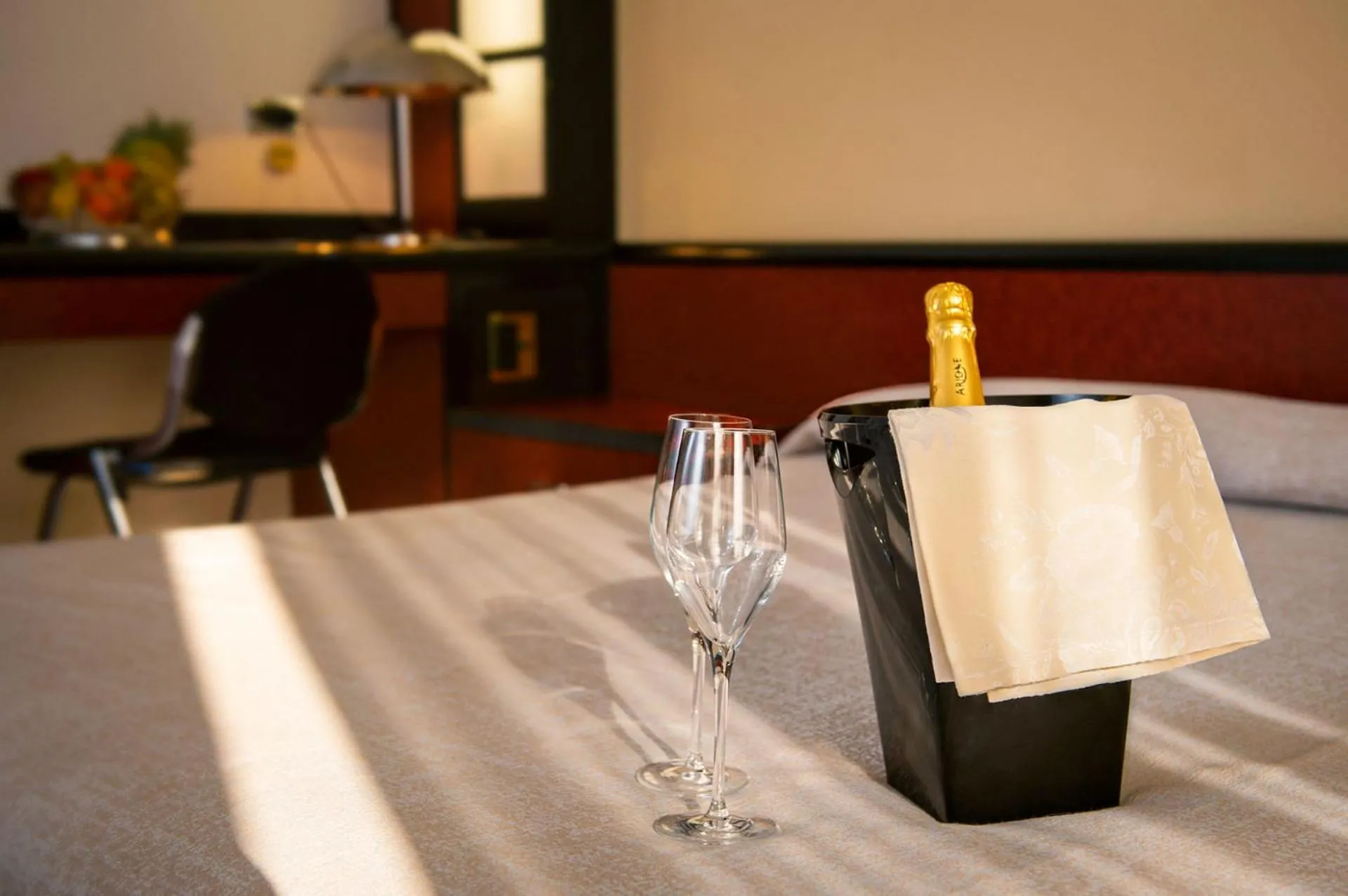 Bed in Hotel Granduca SPA & Parking