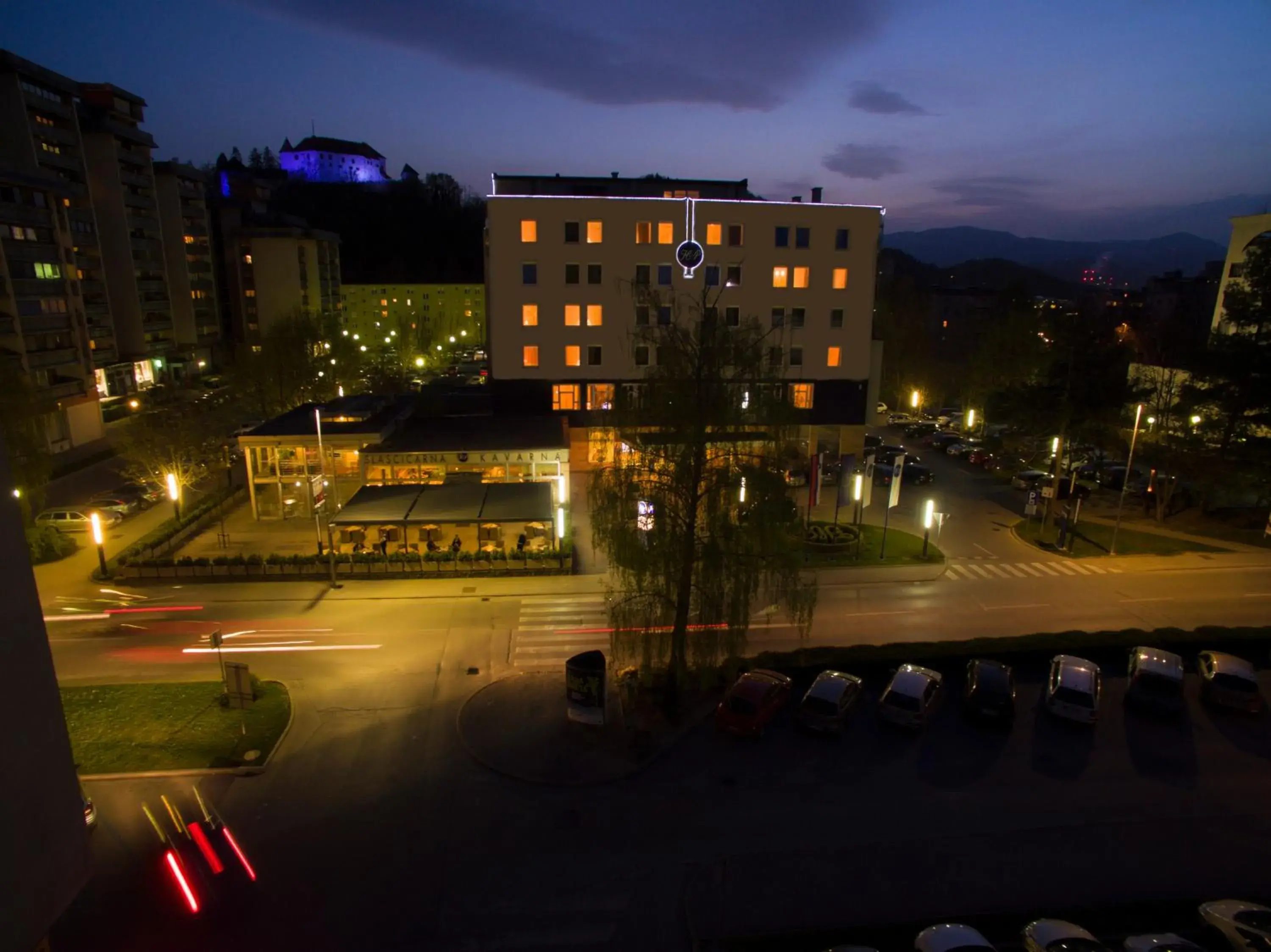 Night, Property Building in Hotel Paka