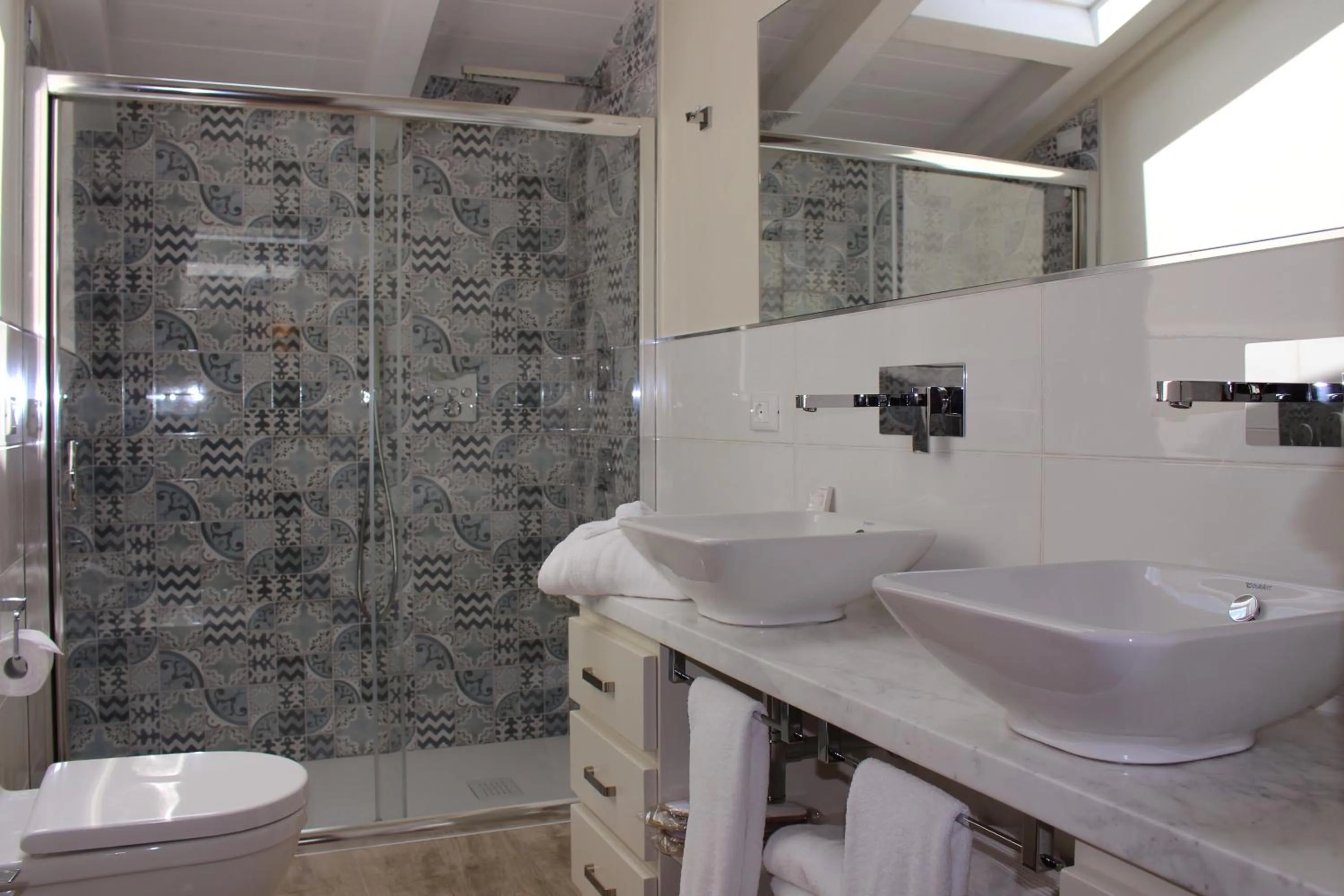 Shower in Hotel Villa Tiziana