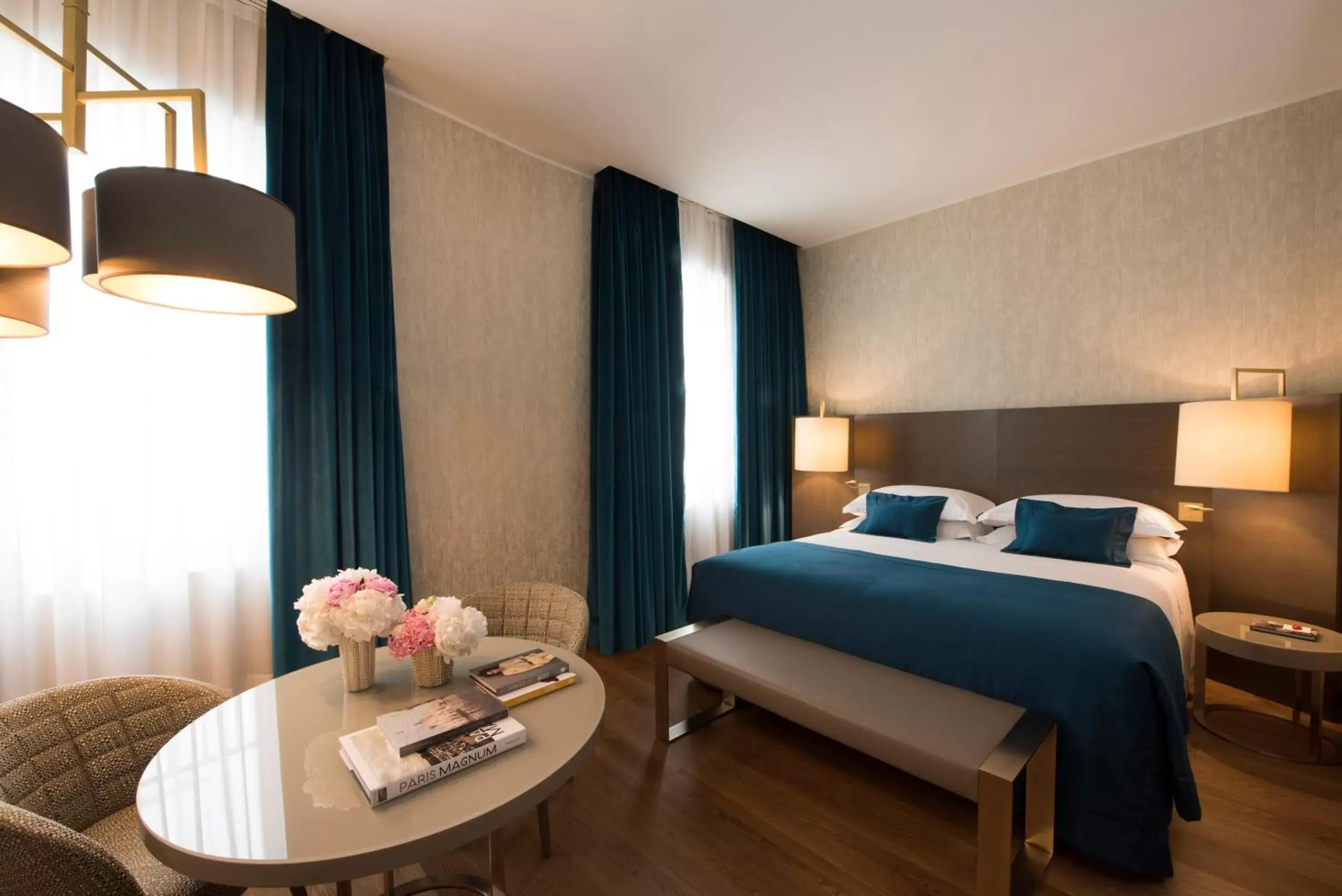 Bedroom in Rosa Grand Milano - Starhotels Collezione