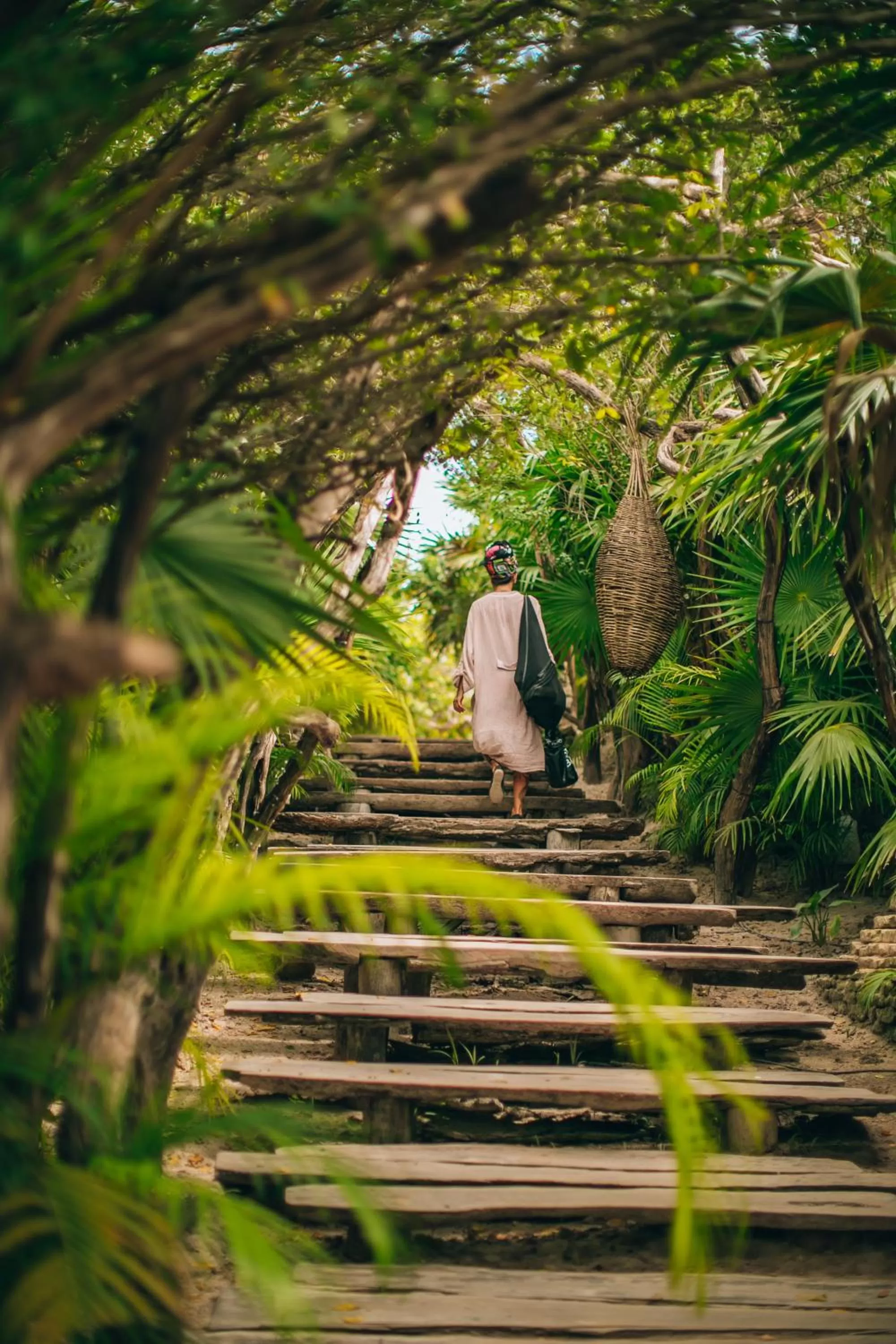 Facade/entrance in Ikal Tulum Hotel