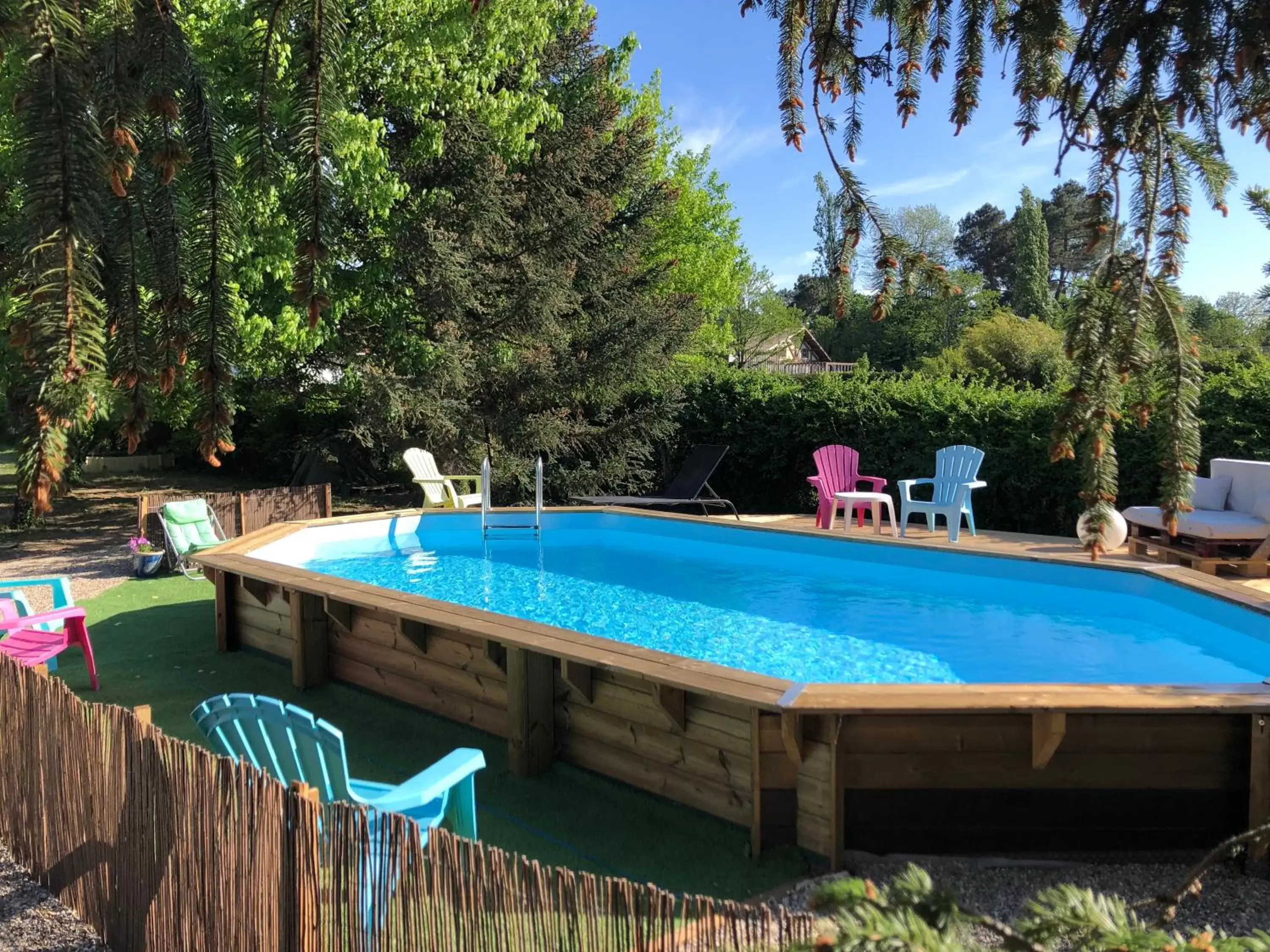 Swimming Pool in Chambres d'Elisa