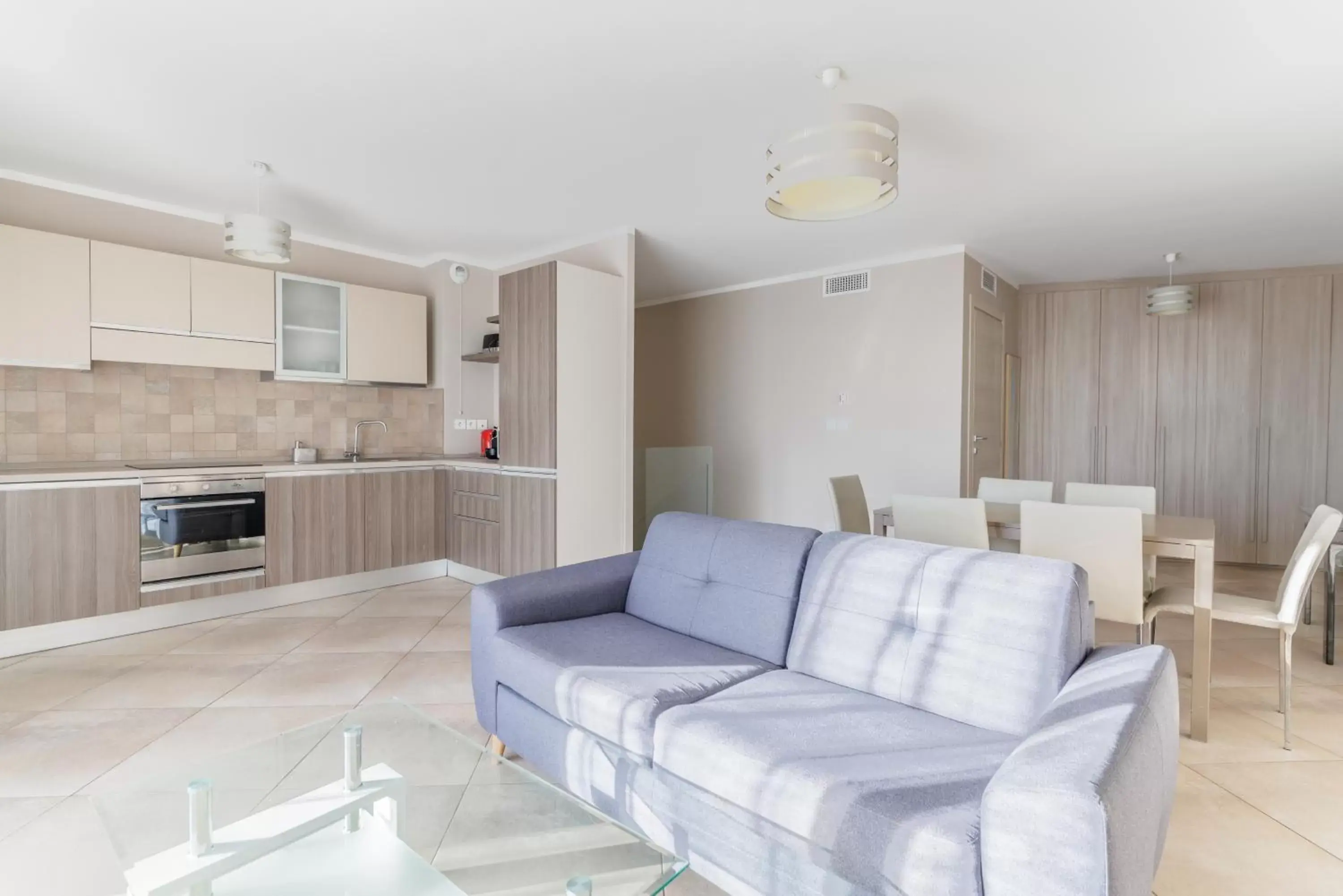 Kitchen or kitchenette, Seating Area in LE MIDI 8 by ESTATES CANNES