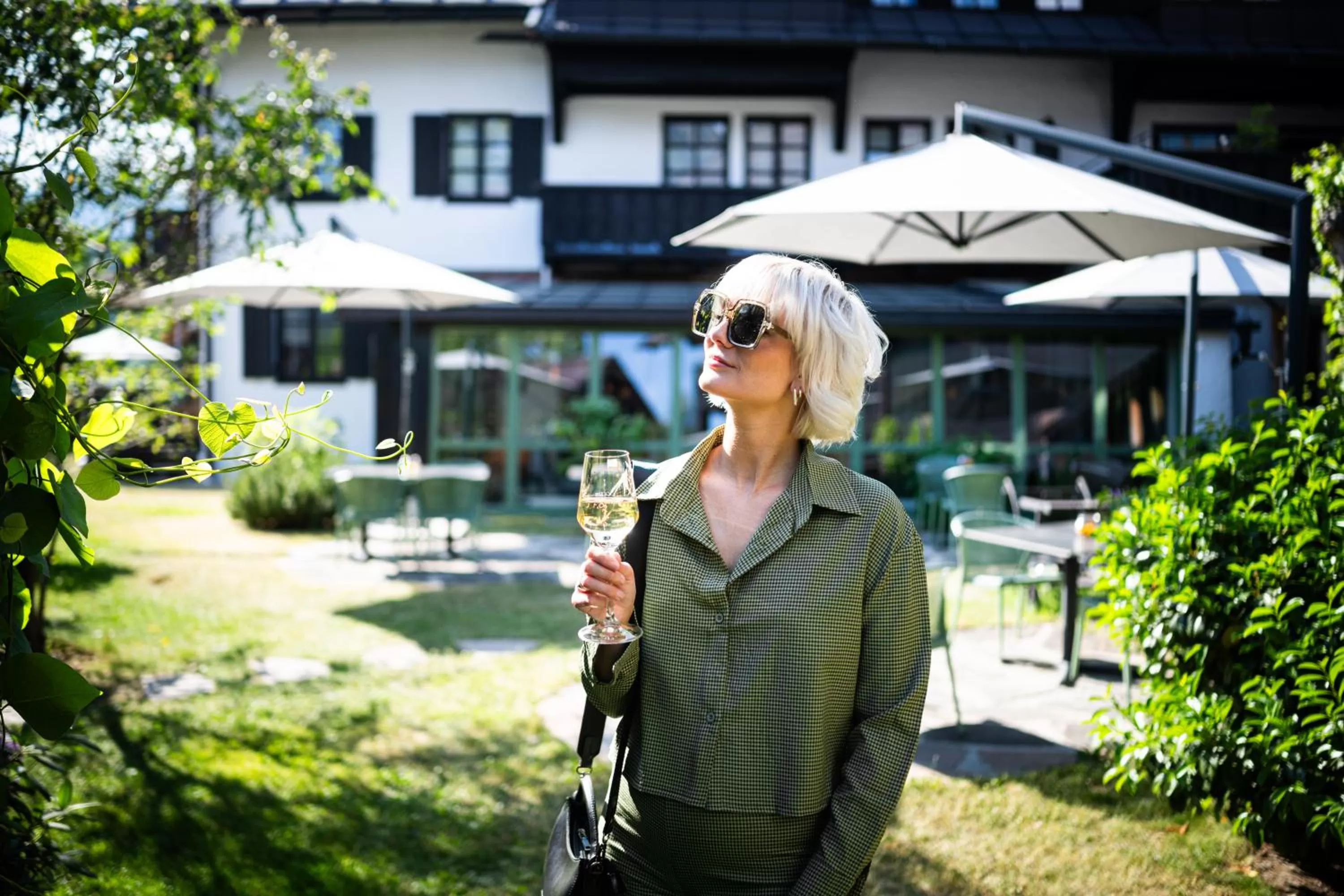 Garden in Das Freiberg Romantikhotel