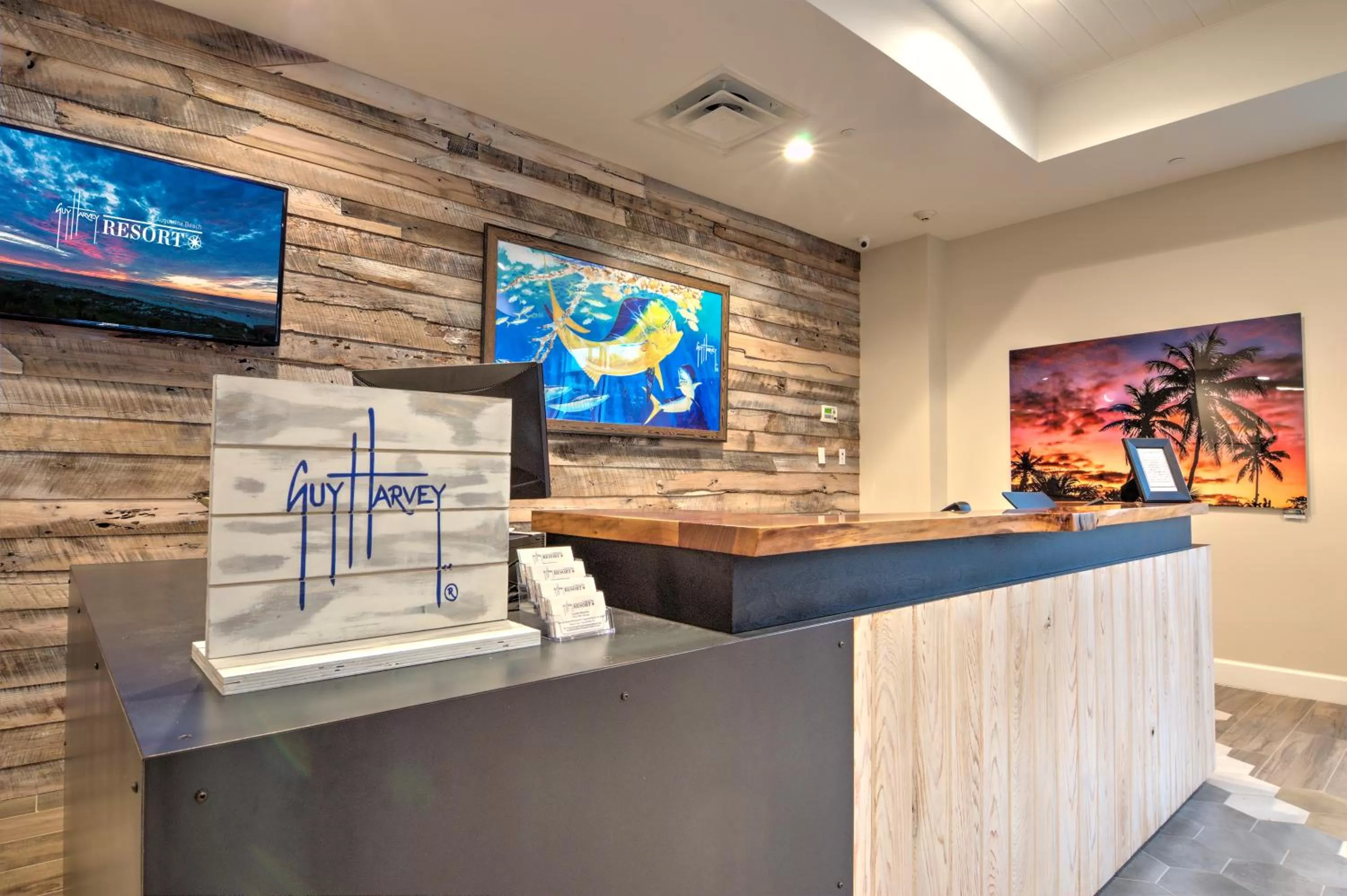 Lobby or reception in Guy Harvey Resort on Saint Augustine Beach