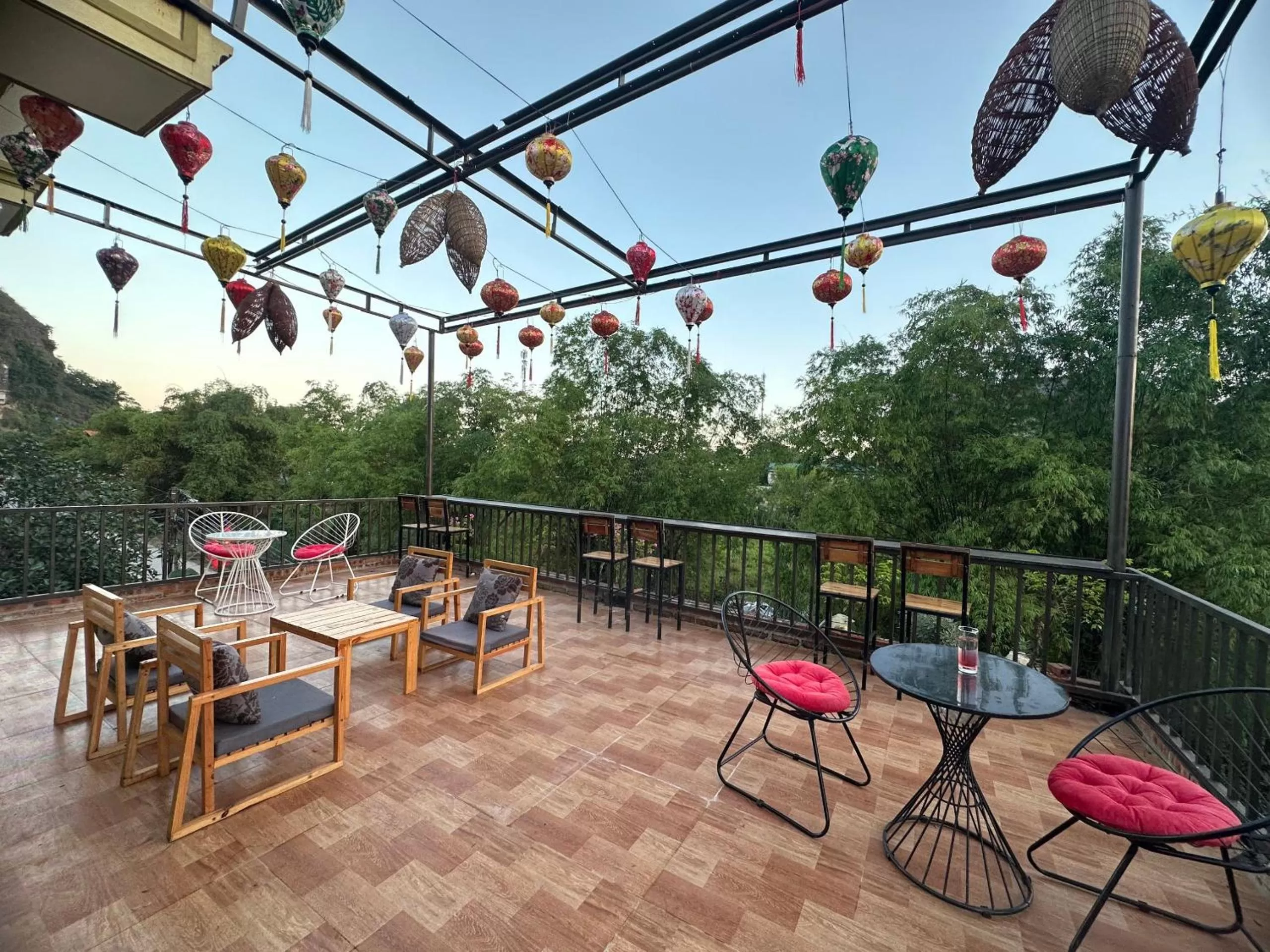 Balcony/Terrace in Trang An Moon Garden Homestay