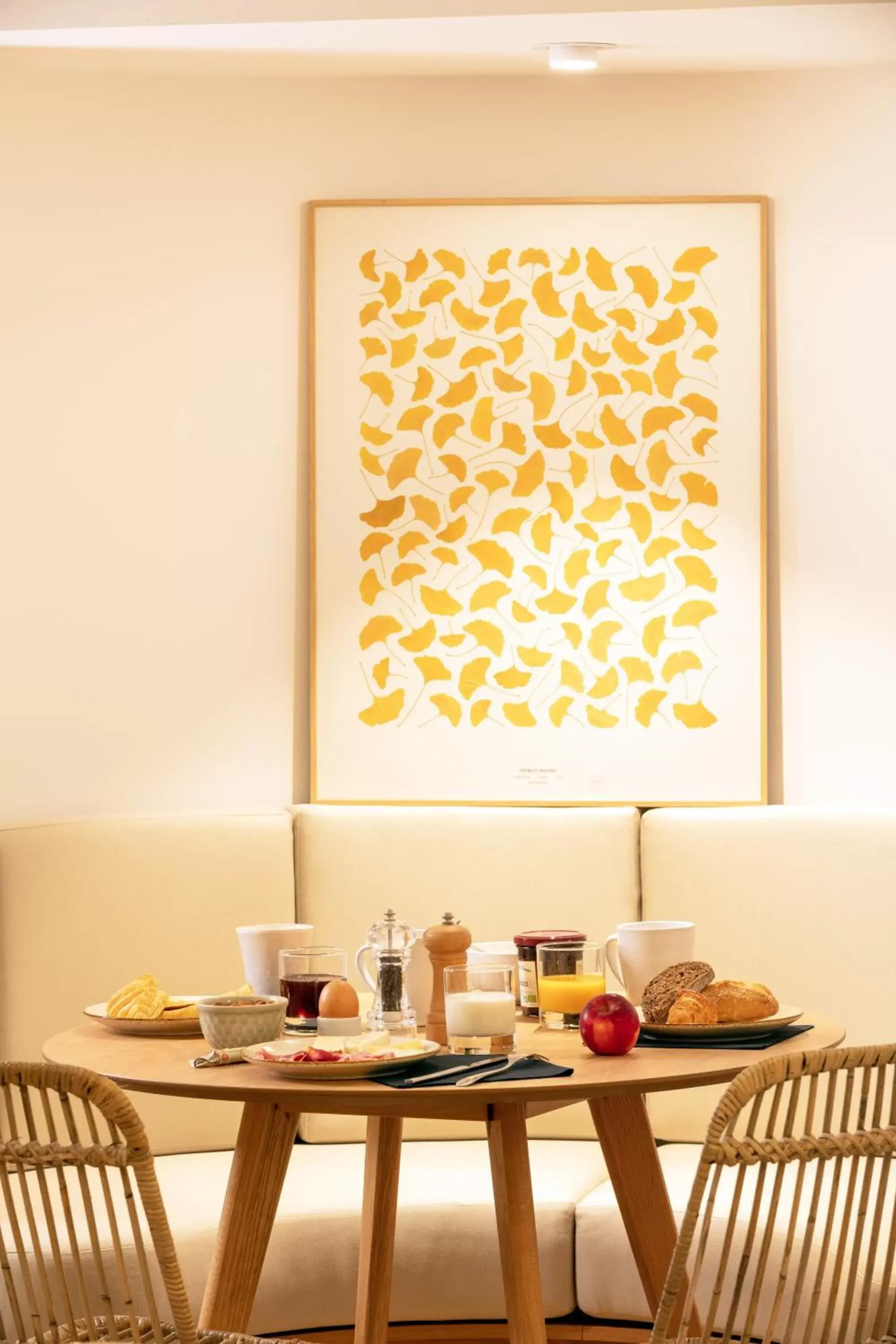 Seating area, Breakfast in Hôtel Escaletto