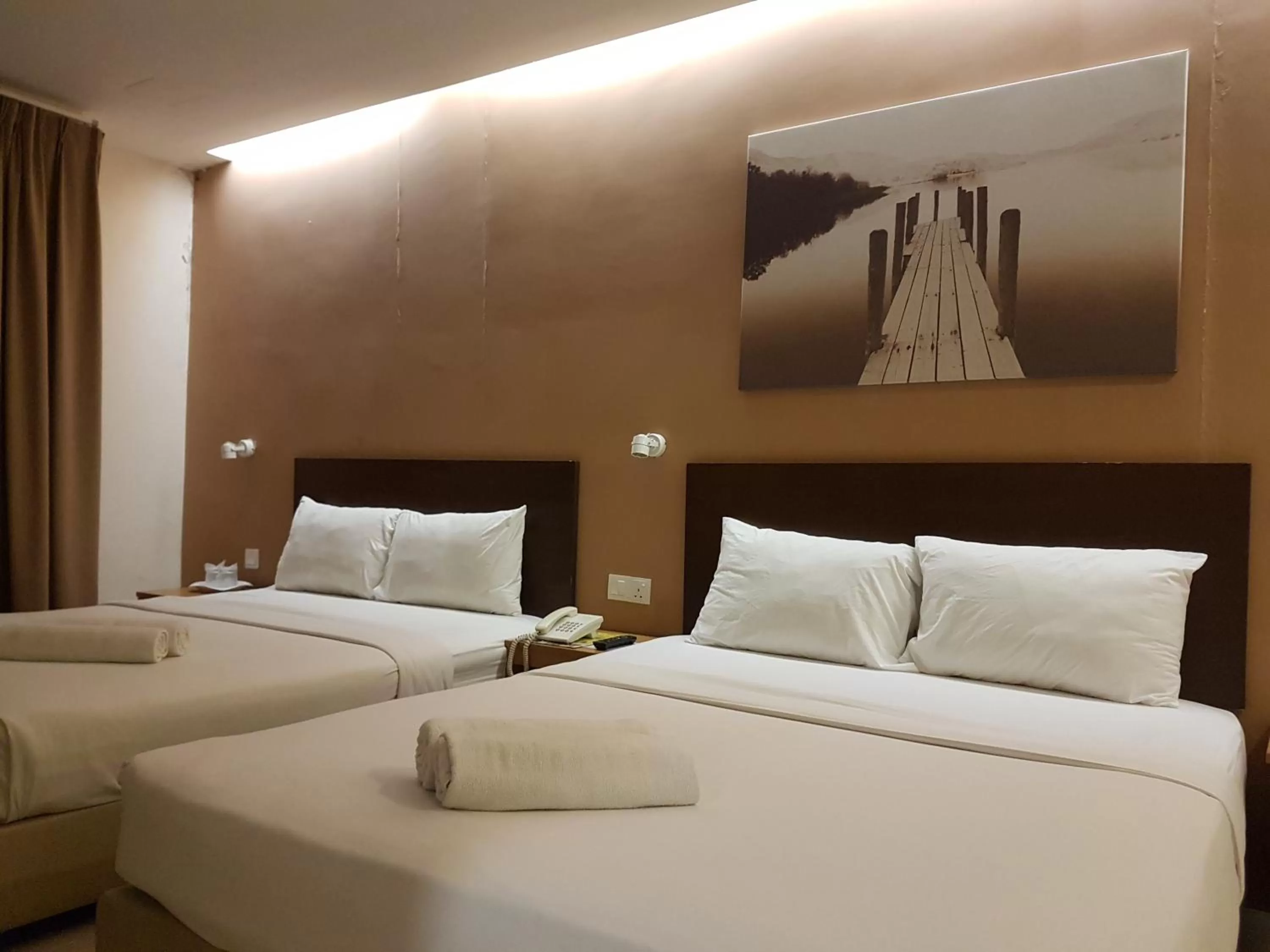 Bed in Hotel Asia