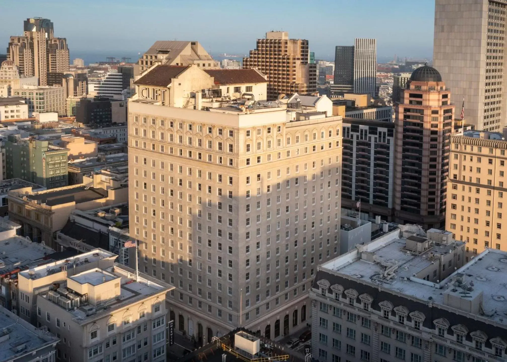 Property building, Bird's-eye View in The Clift Royal Sonesta San Francisco