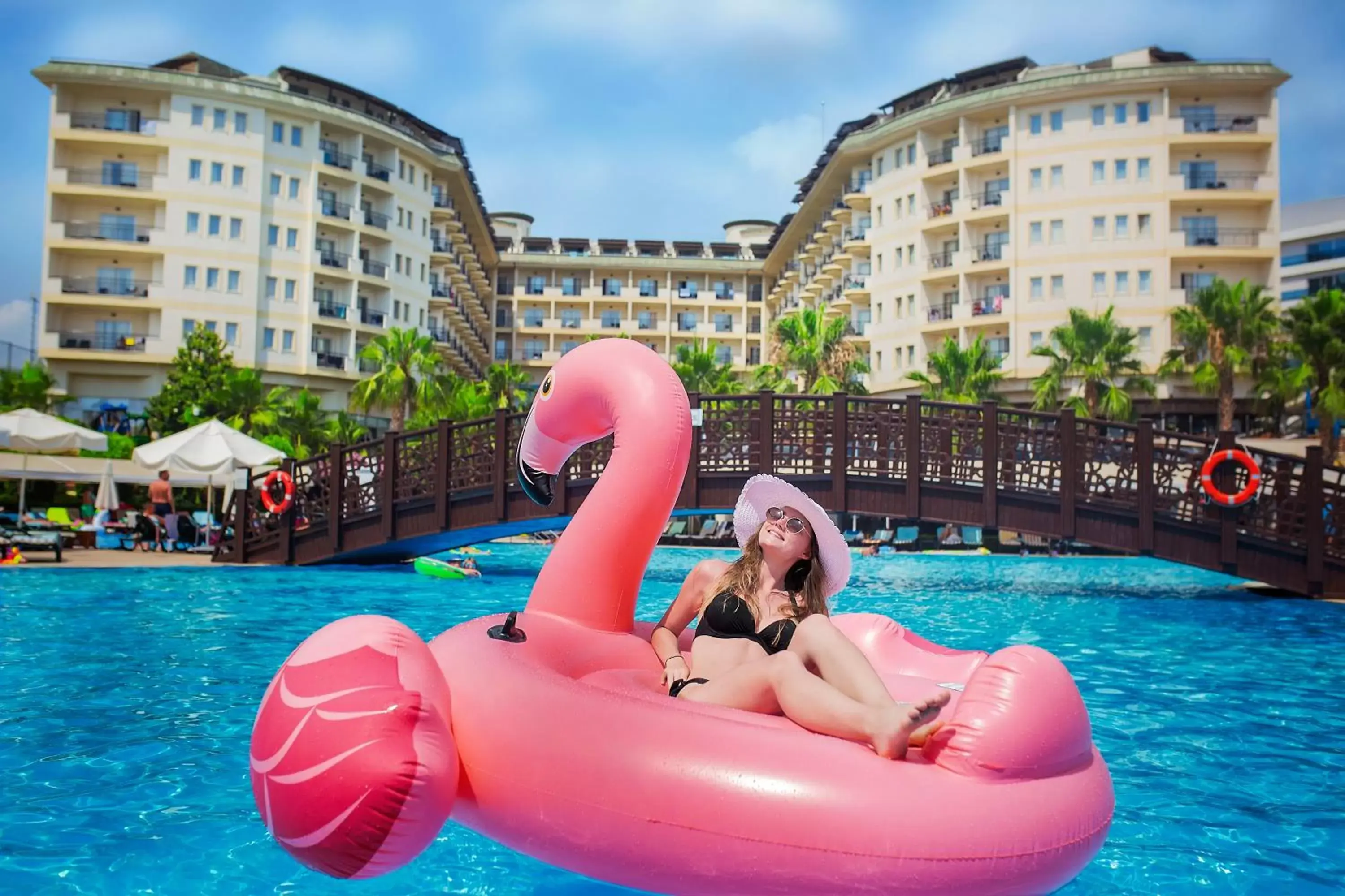 People, Swimming Pool in Mukarnas Spa & Resort Hotel