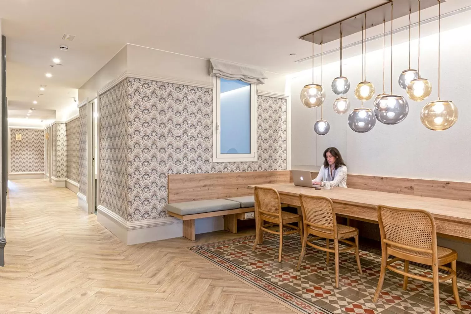 Seating area in Weflating City Center