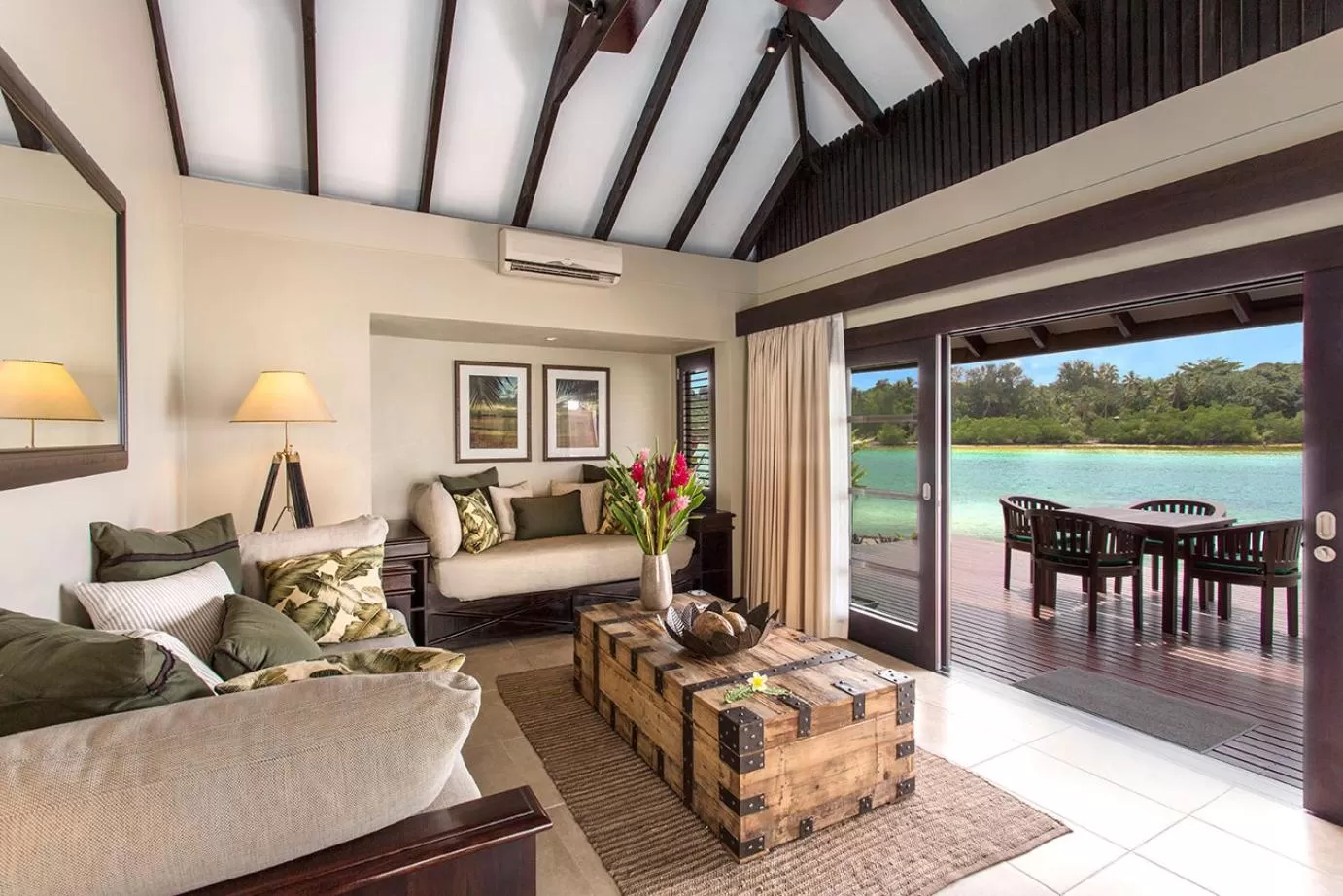 Seating area in Warwick Le Lagon Resort & Spa, Vanuatu