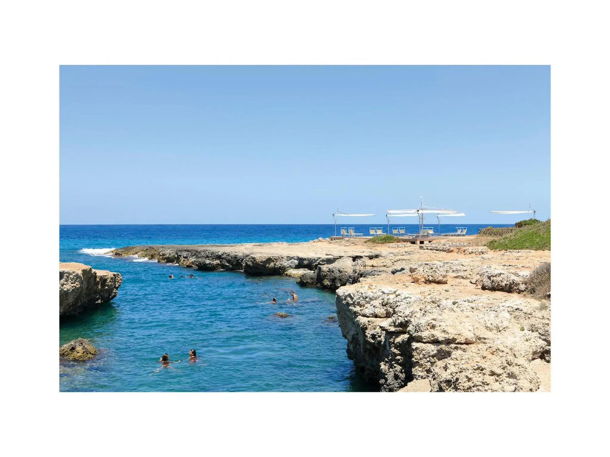 Beach in Grand Hotel Masseria Santa Lucia