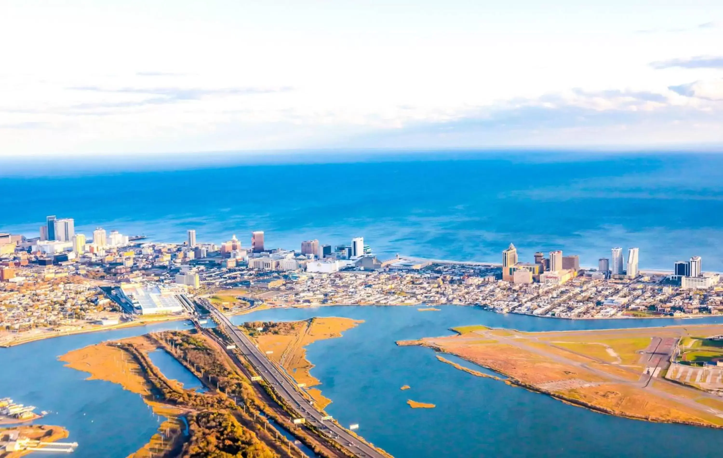 Natural landscape, Bird's-eye View in Showboat Hotel Atlantic City