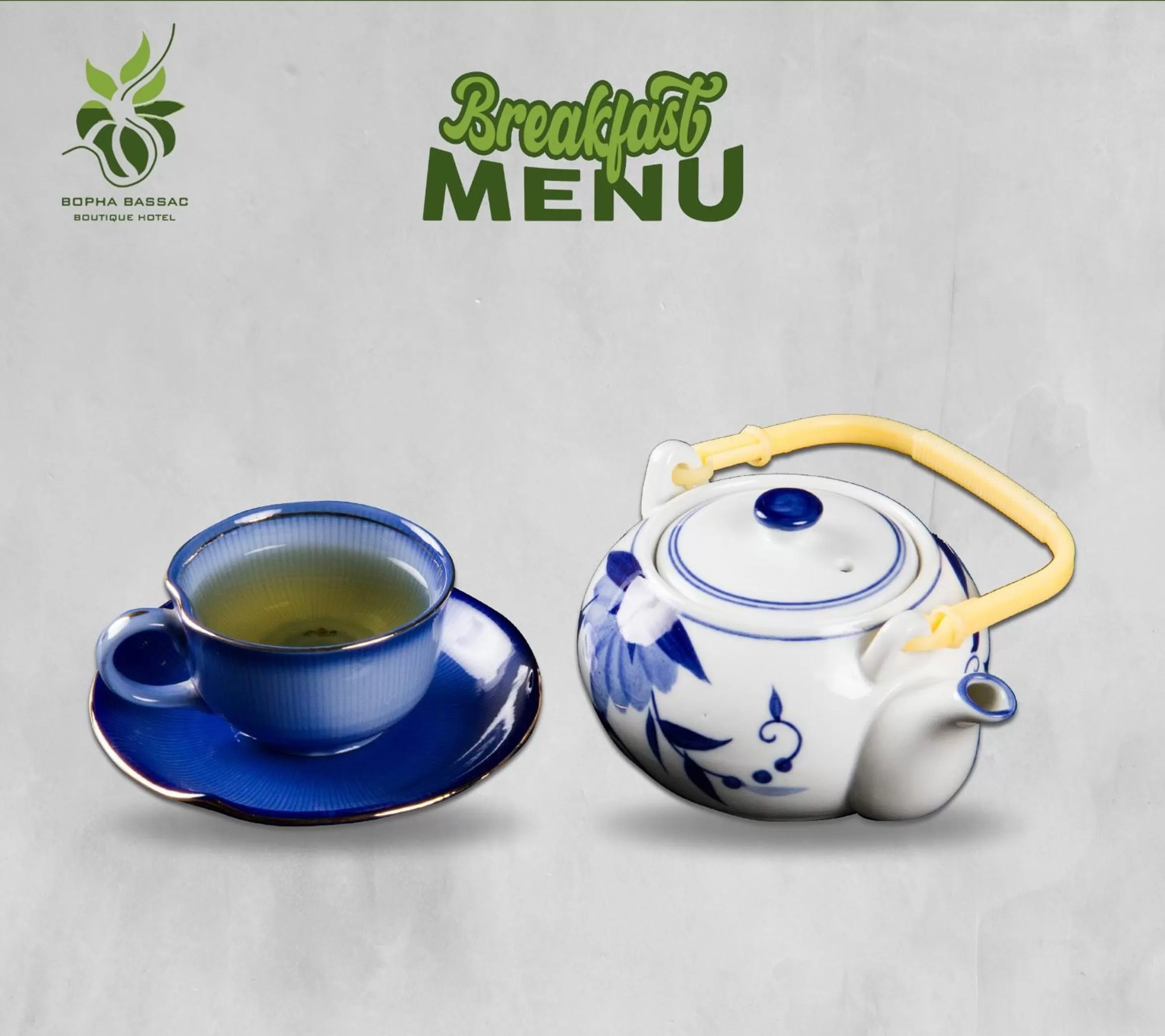 Breakfast in Bopha Bassac Boutique Hotel